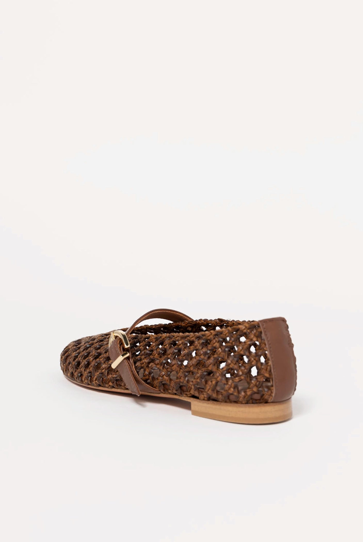 swatch_Brown Leather l'idea dolo woven mary jane