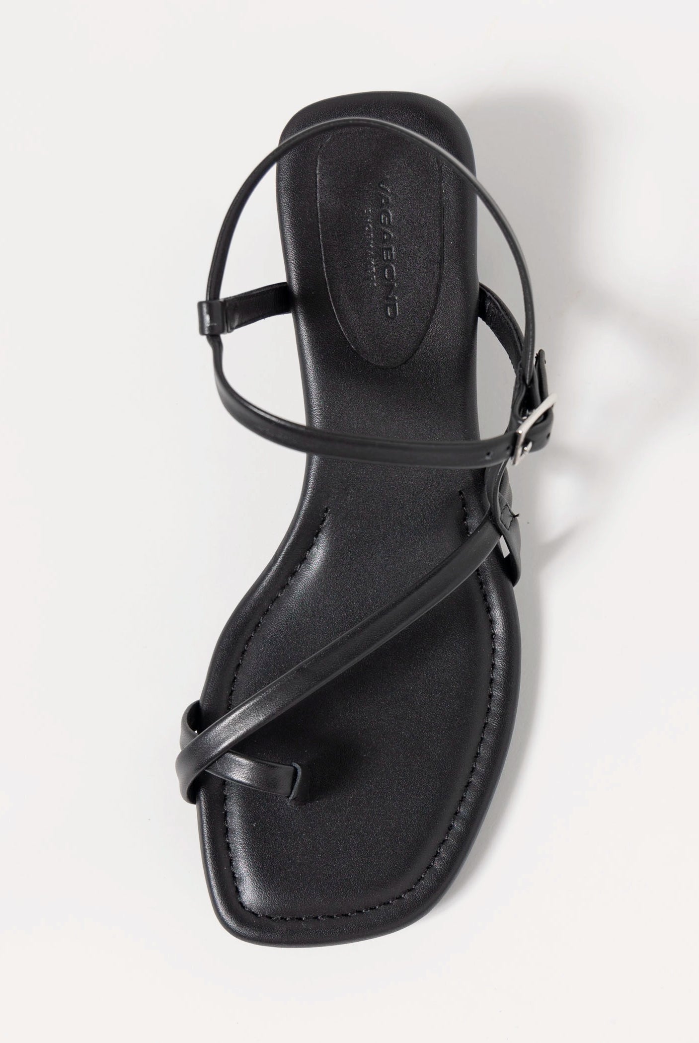 swatch_Black Leather vagabond evie heeled sandal