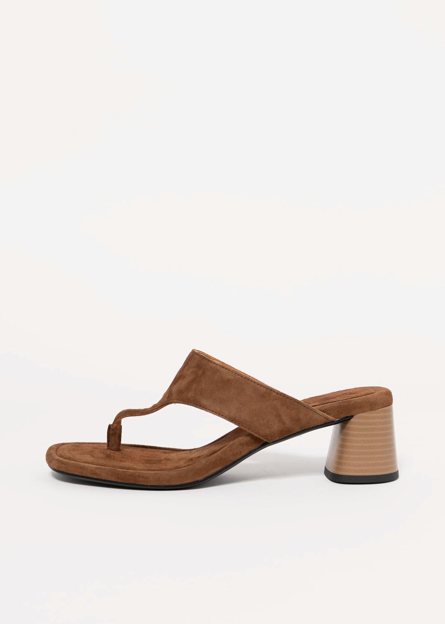 swatch_Cocoa Suede vagabond evie heeled thong sandal