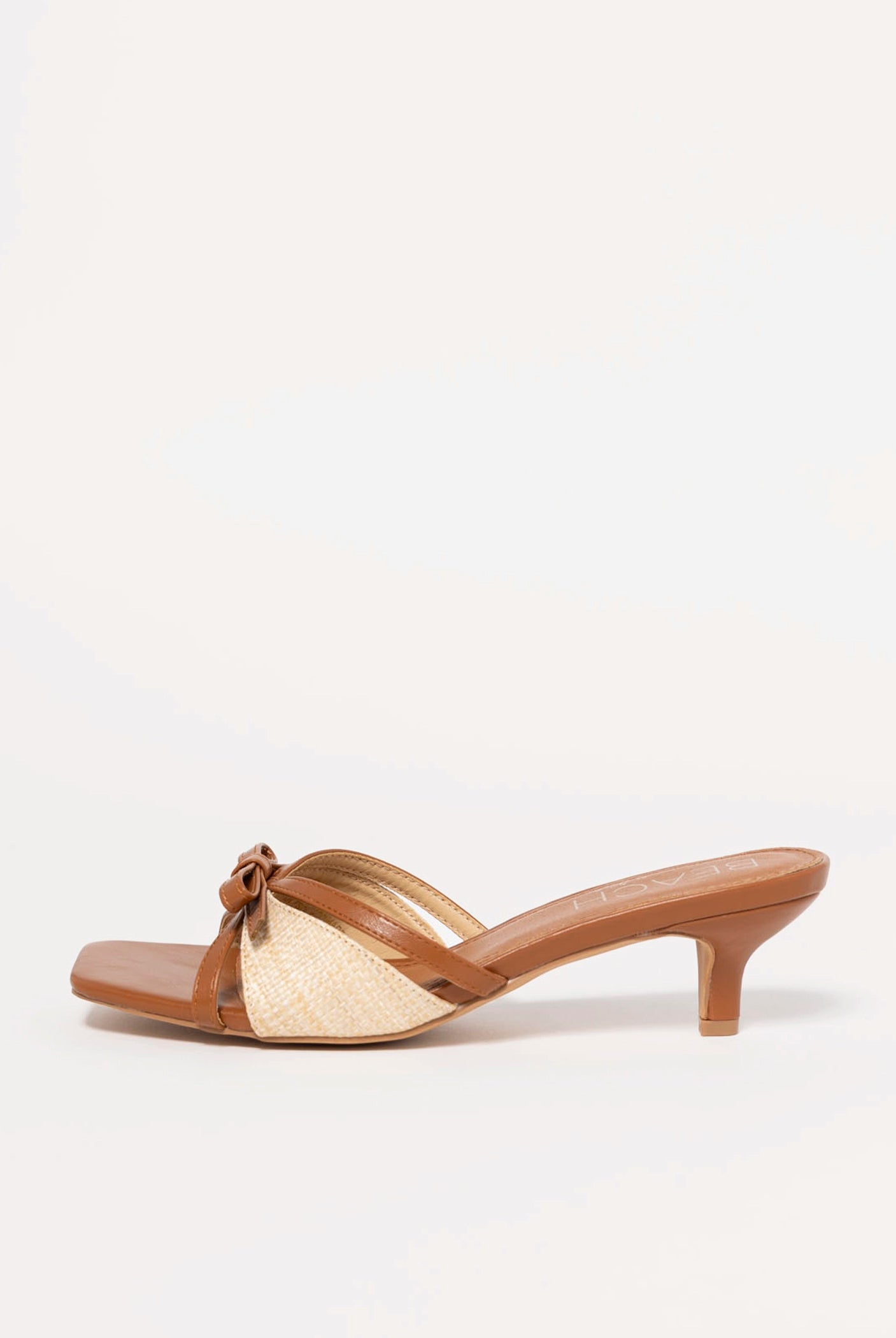 swatch_Cognac Vegan Leather coconuts porter kitten heel sandal