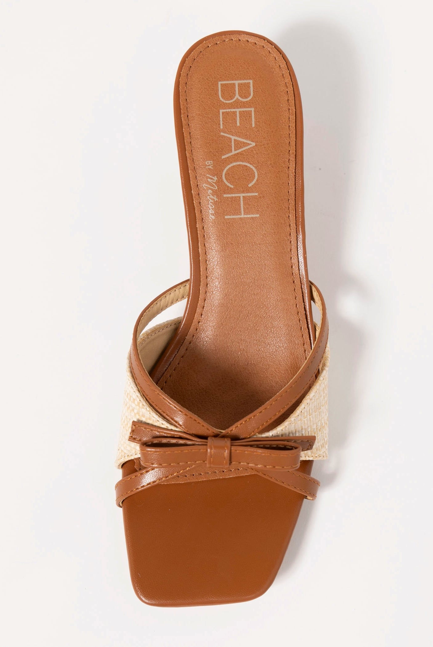 swatch_Cognac Vegan Leather coconuts porter kitten heel sandal