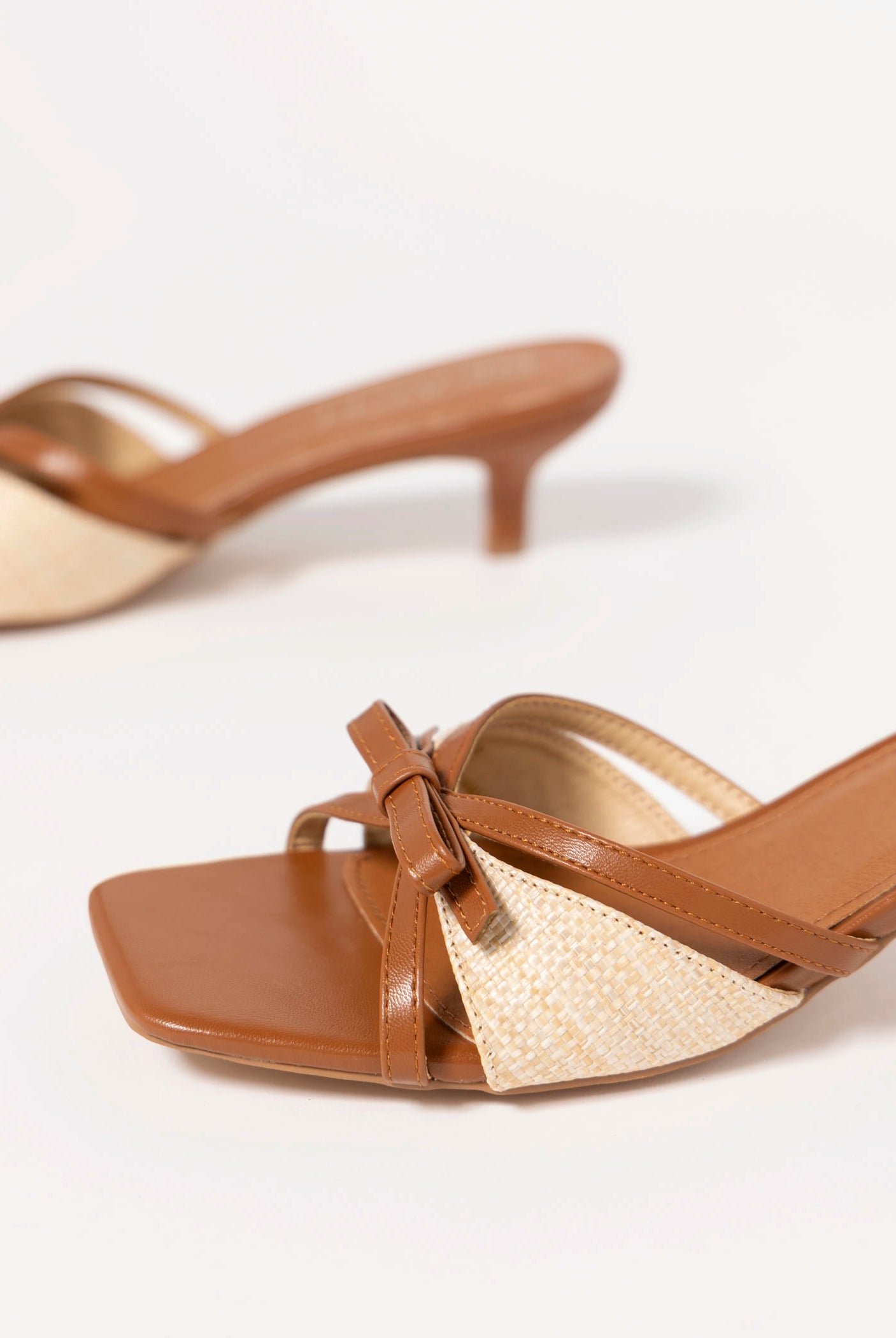 swatch_Cognac Vegan Leather coconuts porter kitten heel sandal