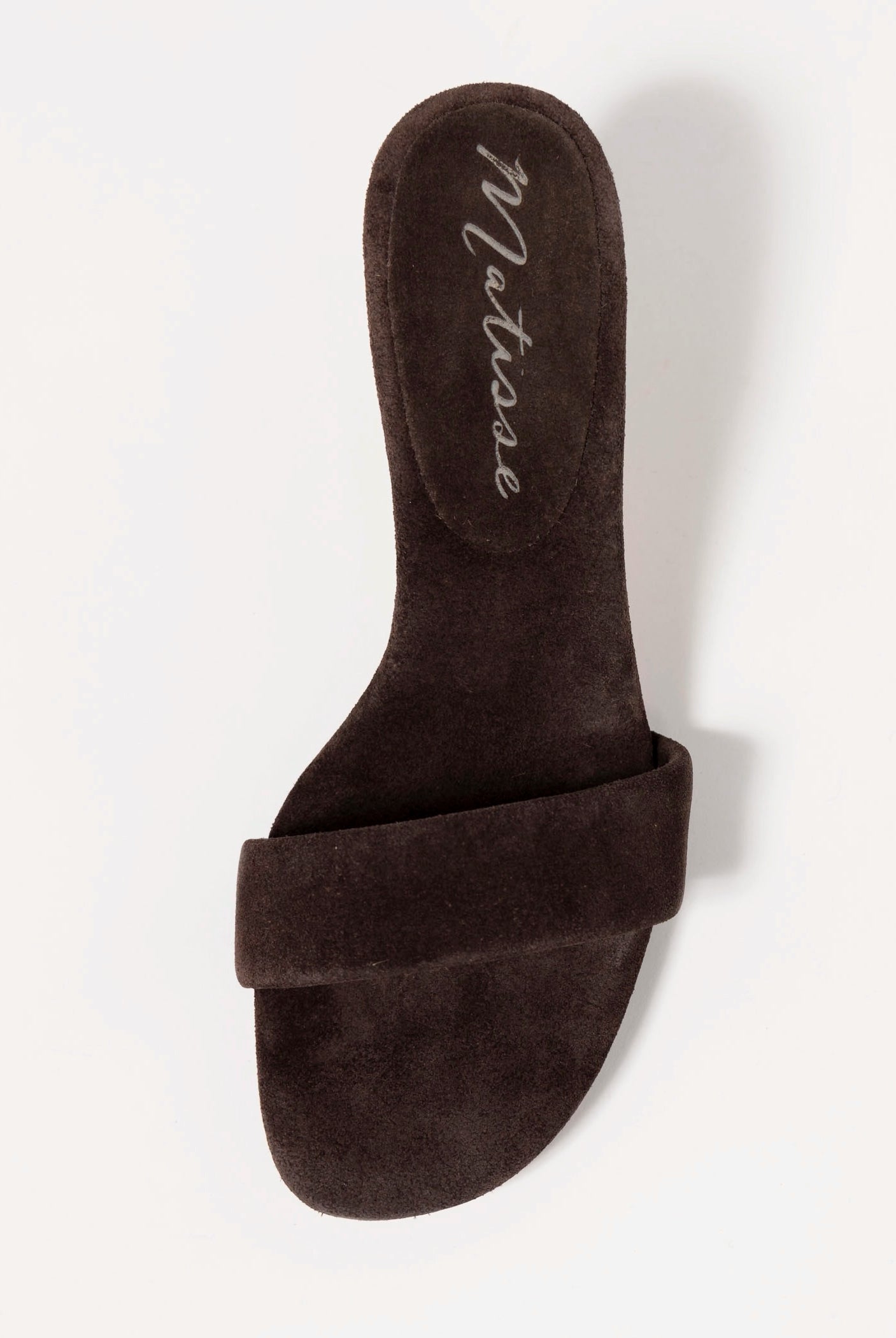 swatch_Chocolate Suede matisse poppy kitten heel sandal
