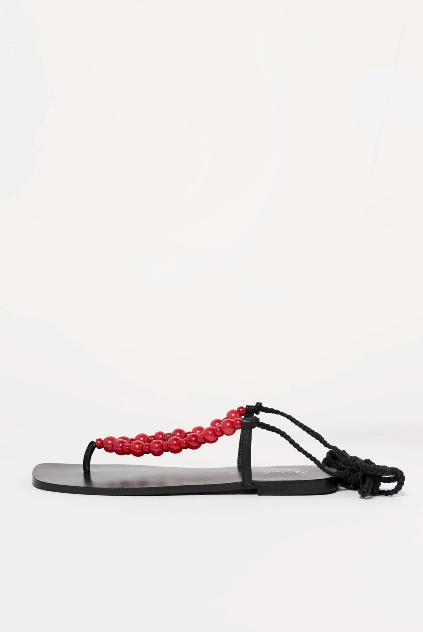 swatch_Black matisse elvie beaded thong sandal