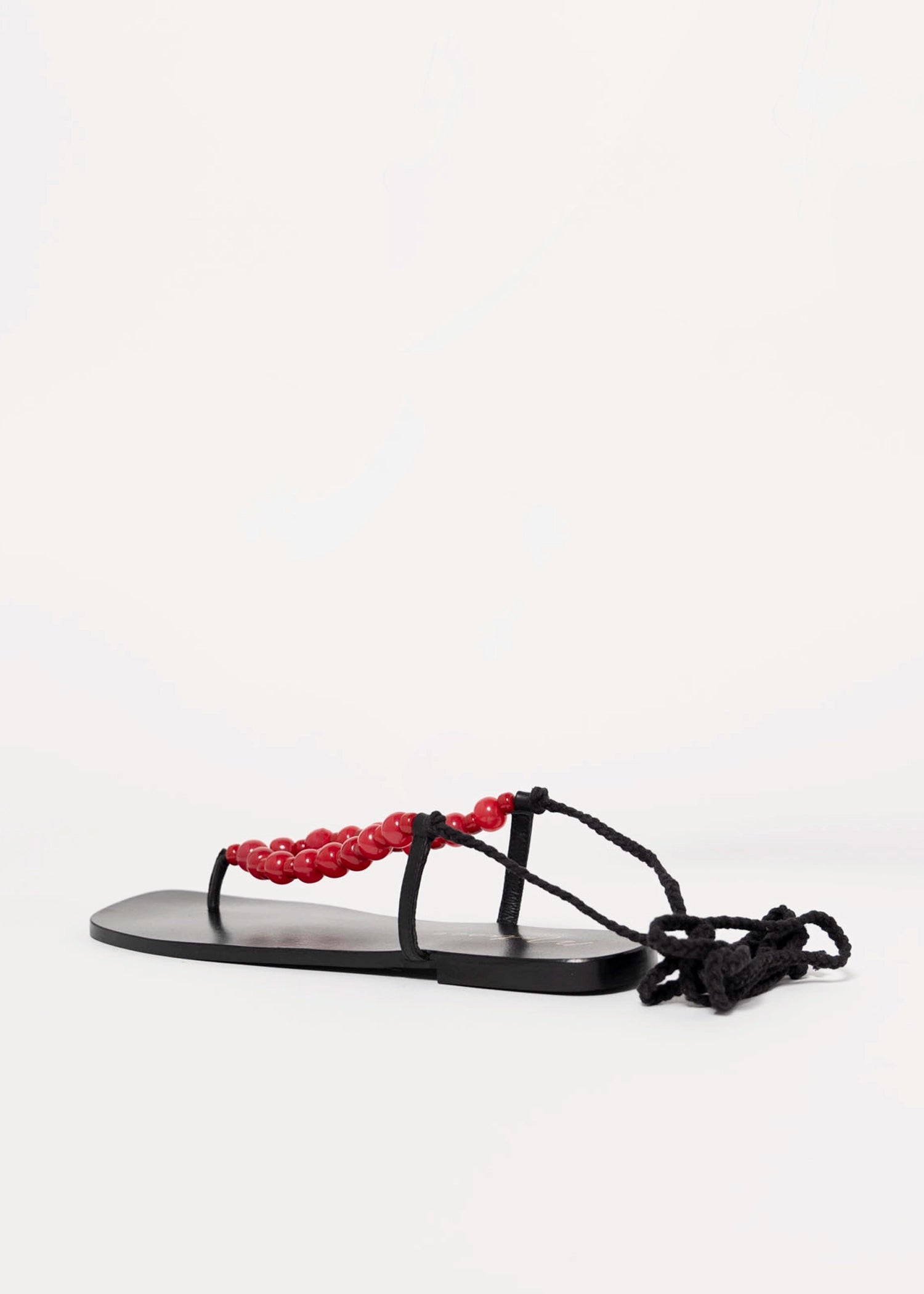 swatch_Black matisse elvie beaded thong sandal