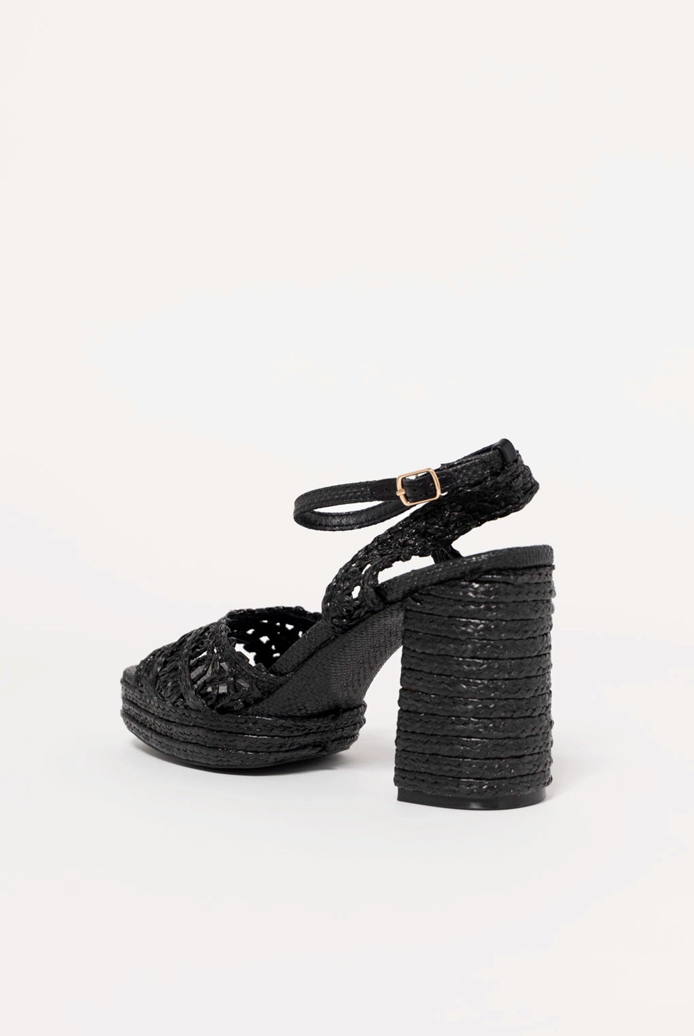 swatch_Black matisse orion raffia heeled platform sandal