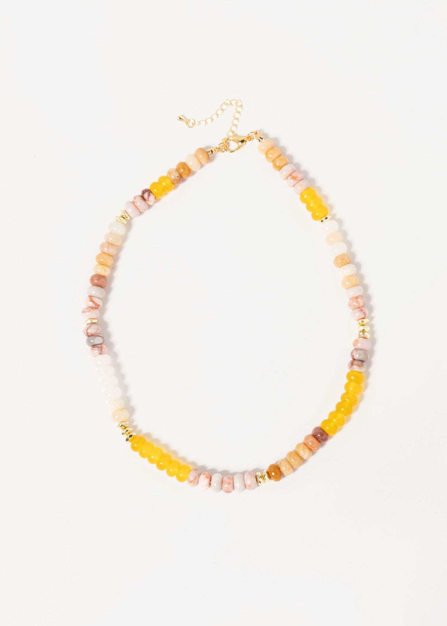swatch_Tan kerry beaded necklace