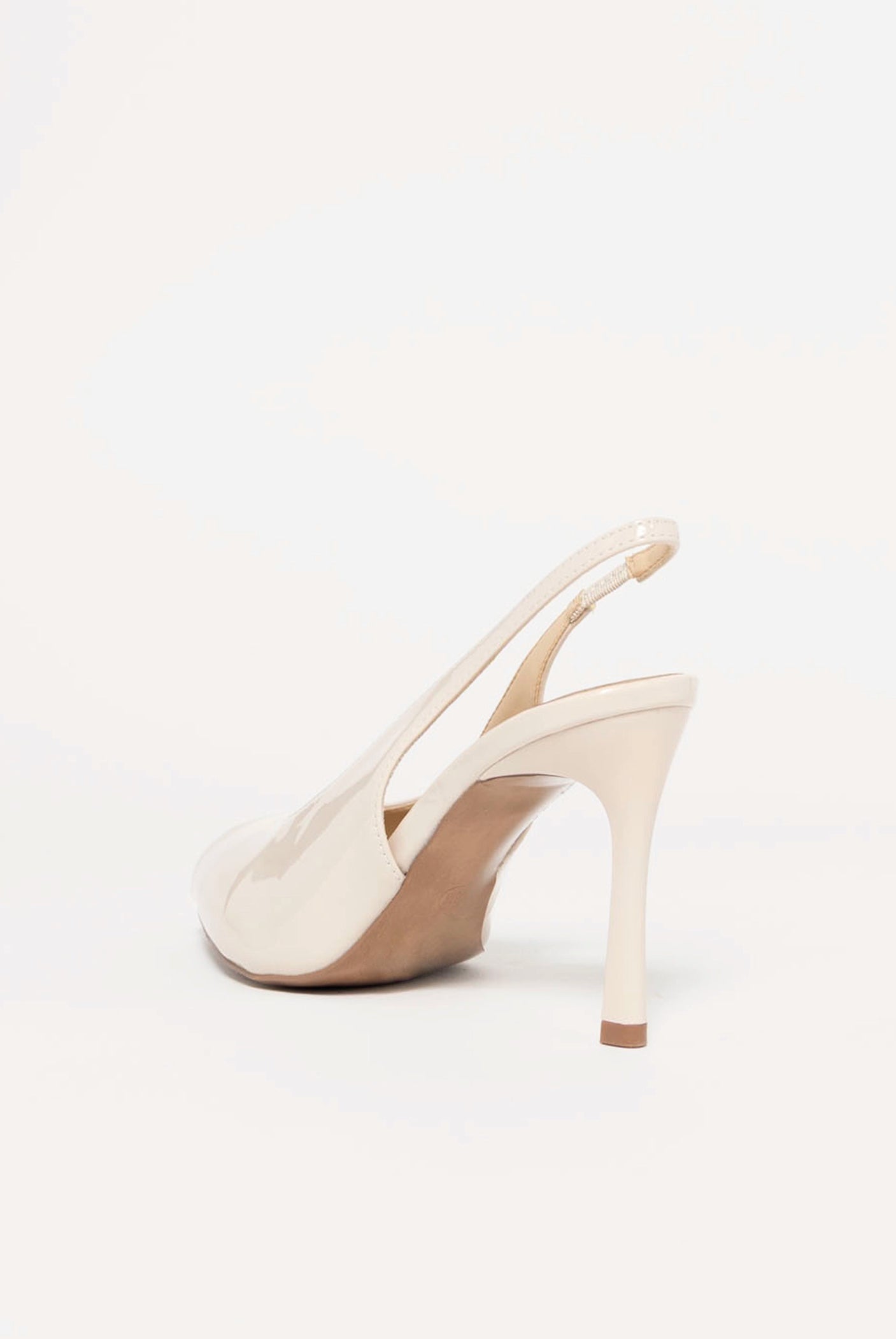 swatch_Ivory Patent clear cut peep toe slingback