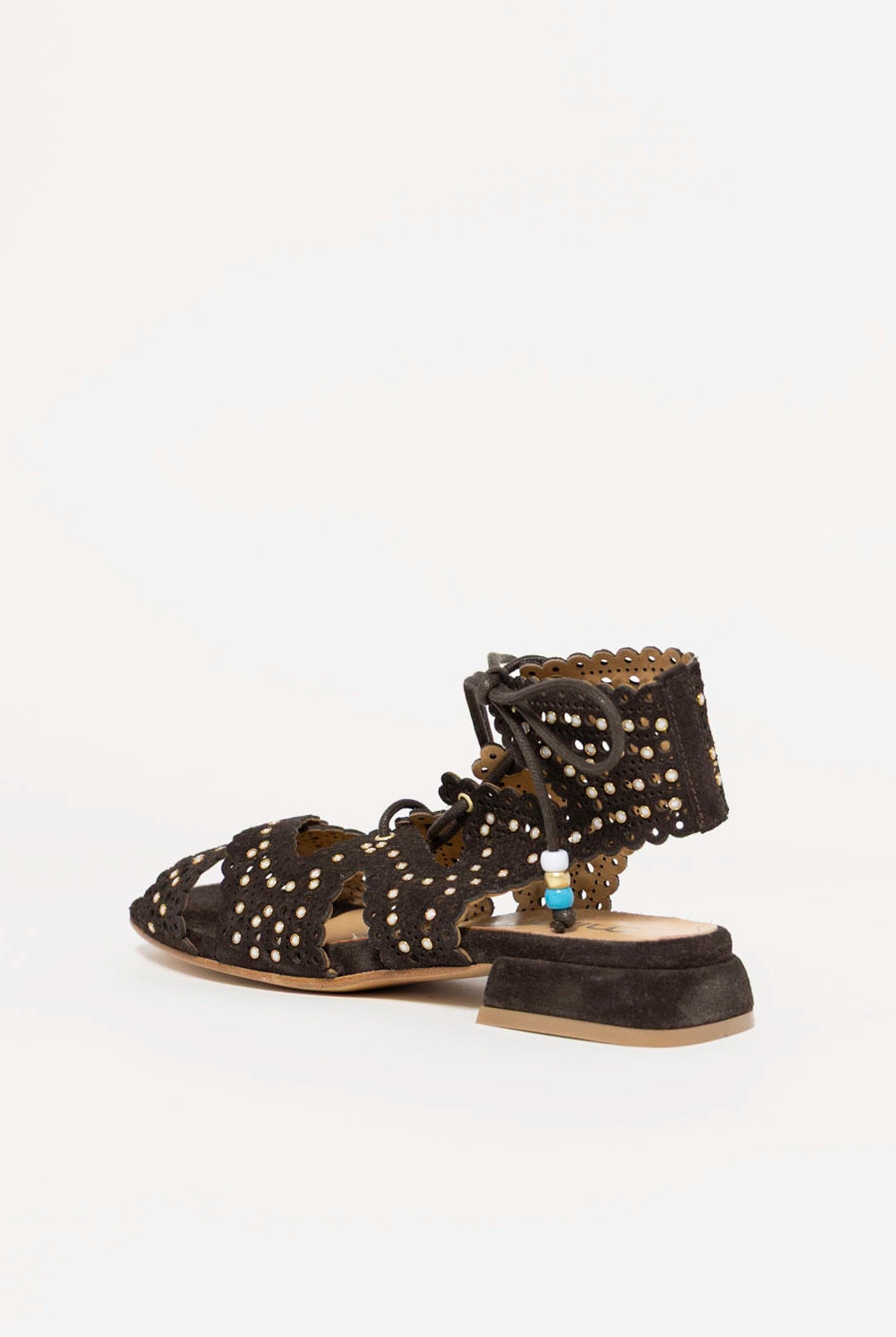 swatch_Brown Suede l'idea gladiator sandal
