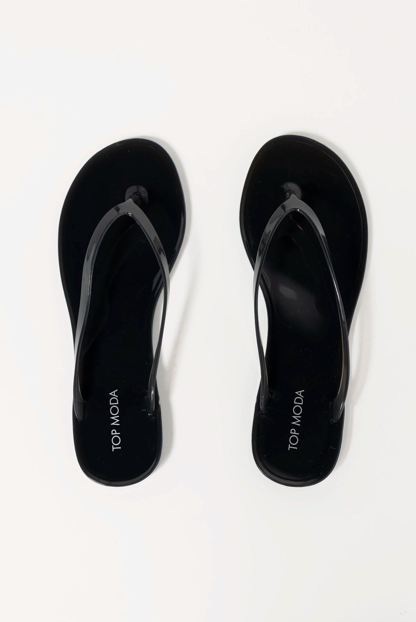 swatch_Black kate jelly flip flop thong sandal