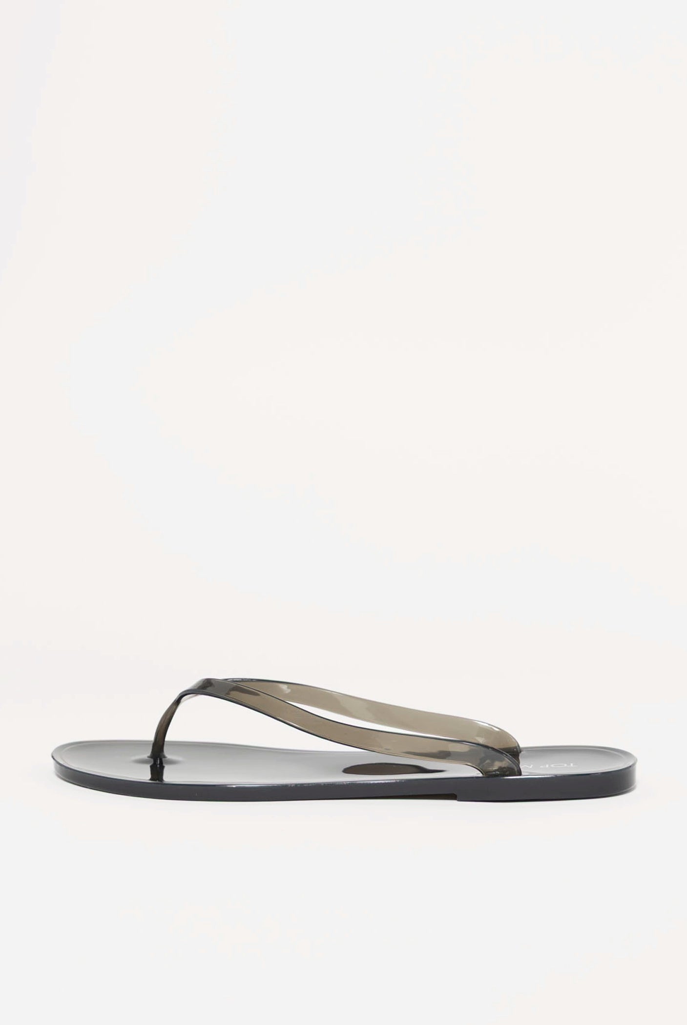 swatch_Black kate jelly flip flop thong sandal
