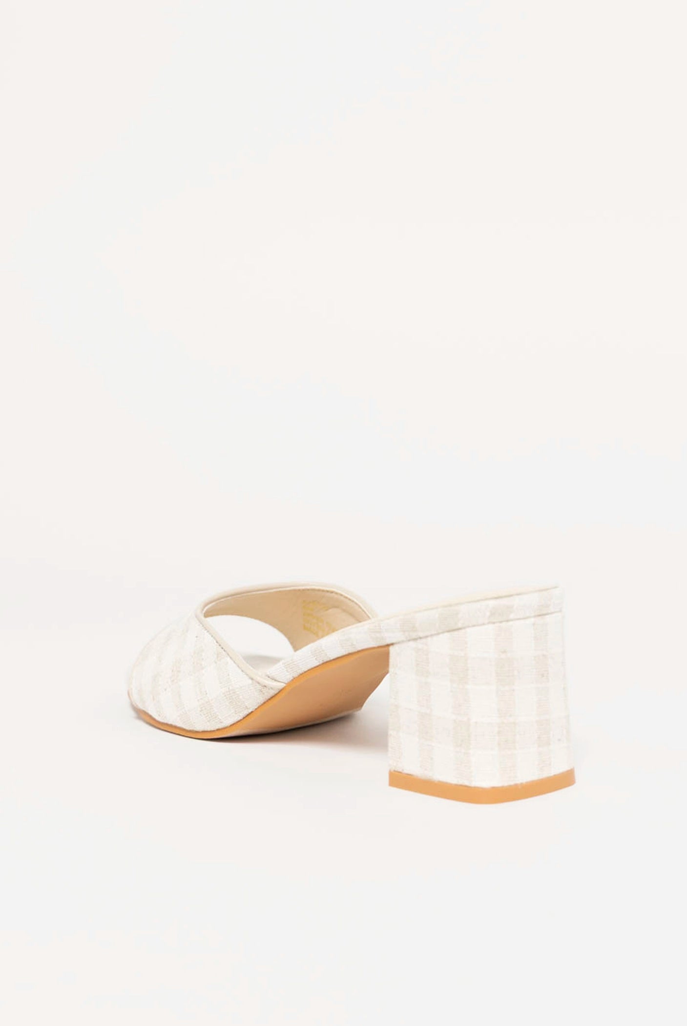swatch_Natural Check coconuts birdie heeled sandal