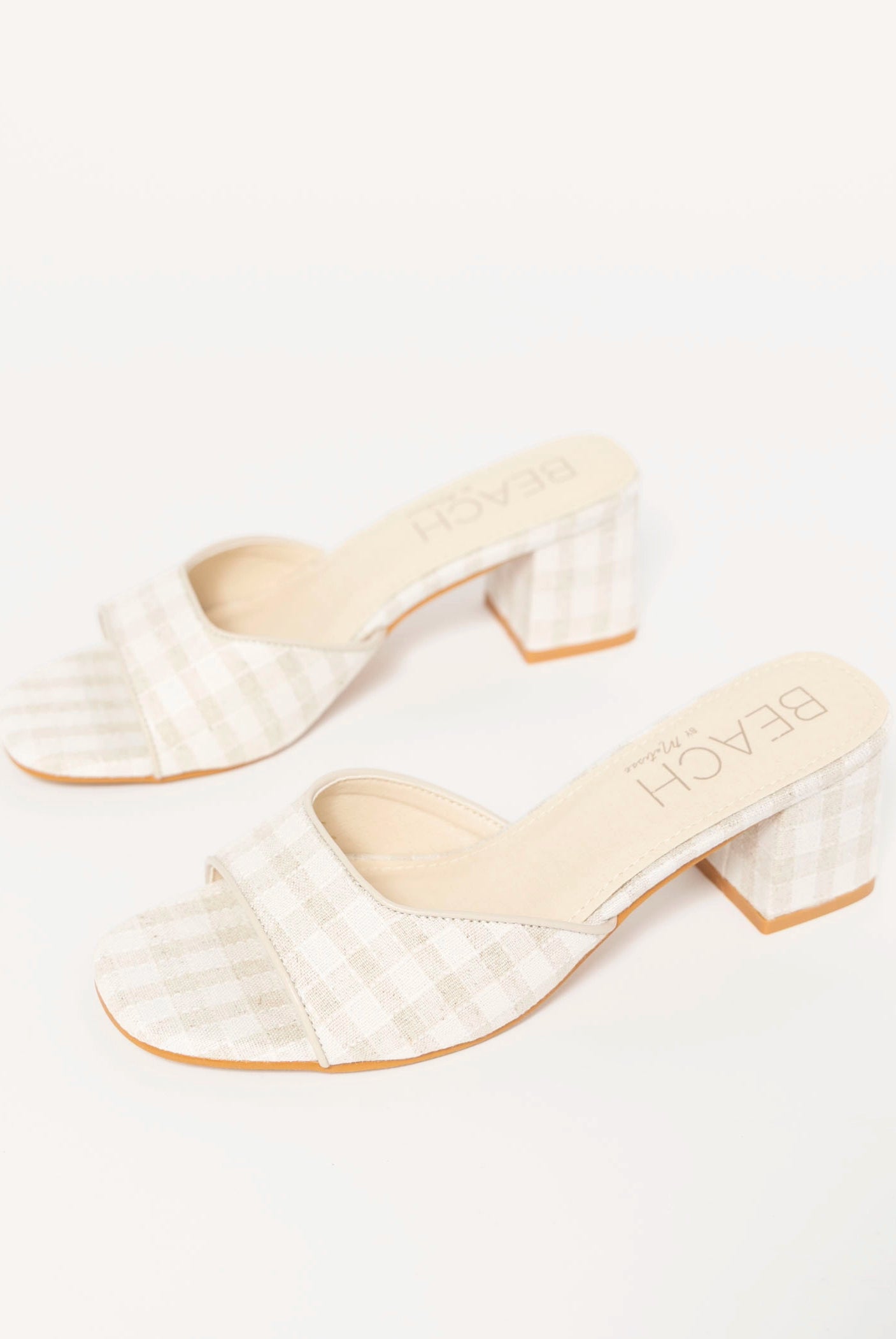 swatch_Natural Check coconuts birdie heeled sandal