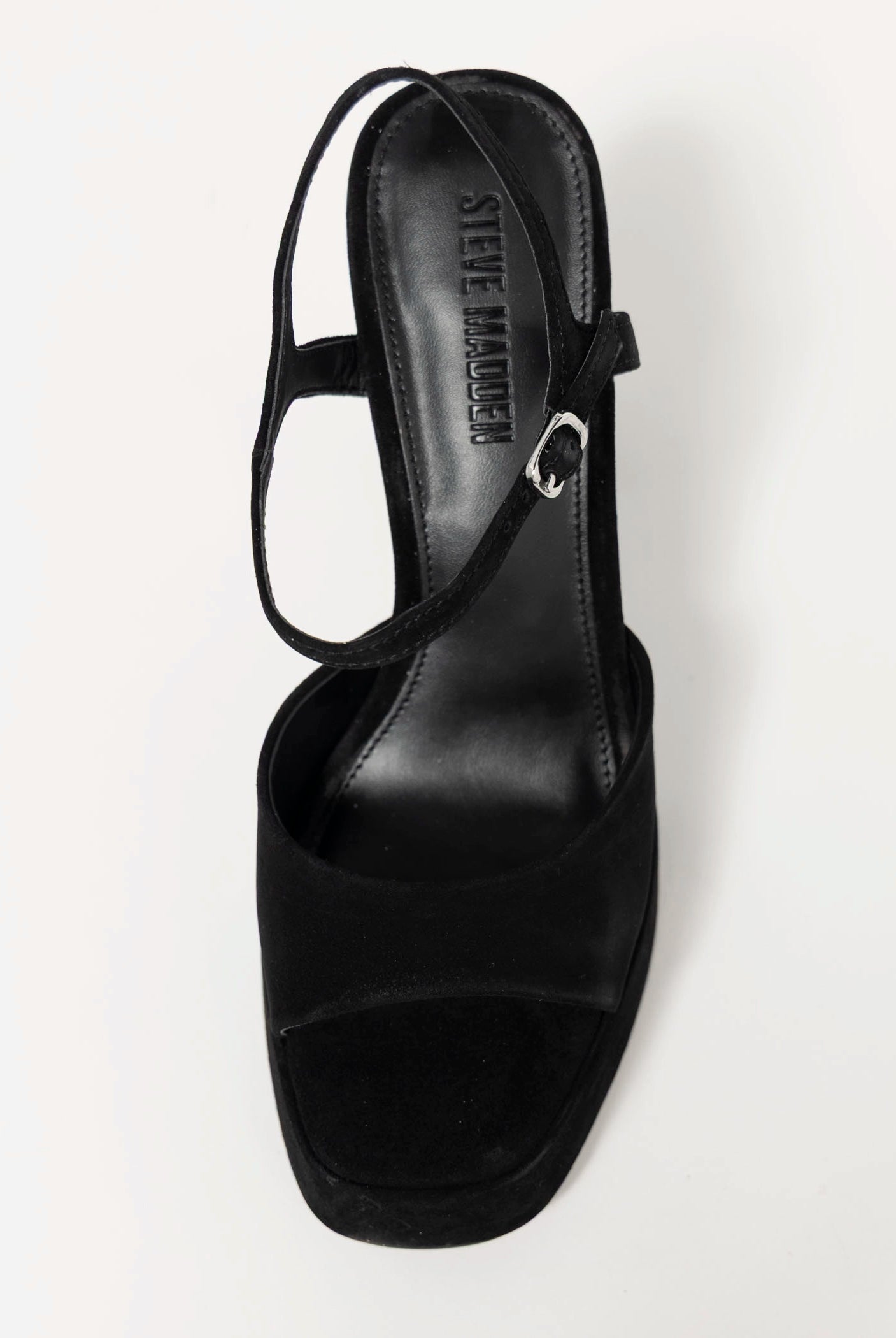 swatch_Black Suede steve madden liandra platform sandal
