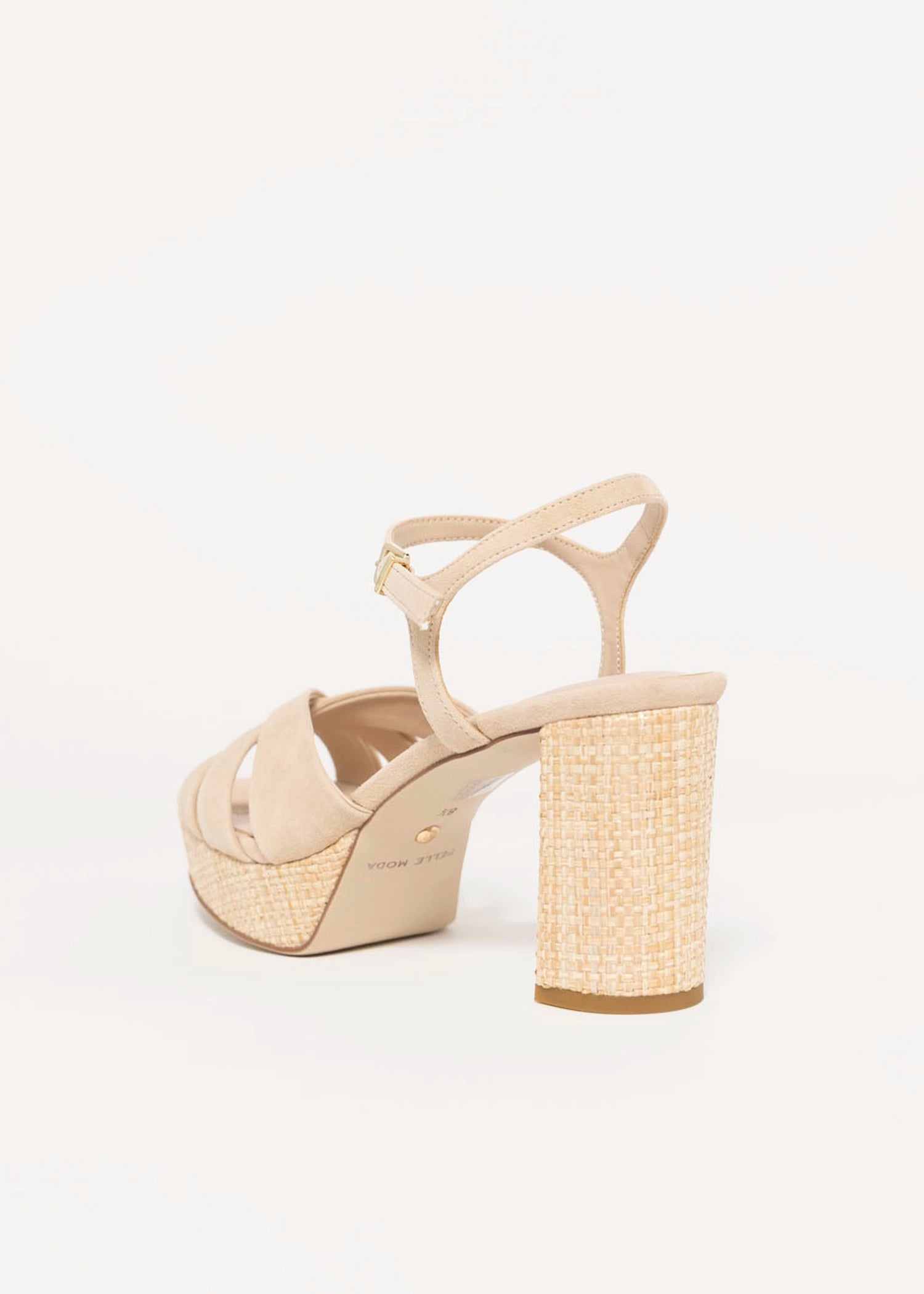 swatch_Beige suede pelle moda petina platform sandal