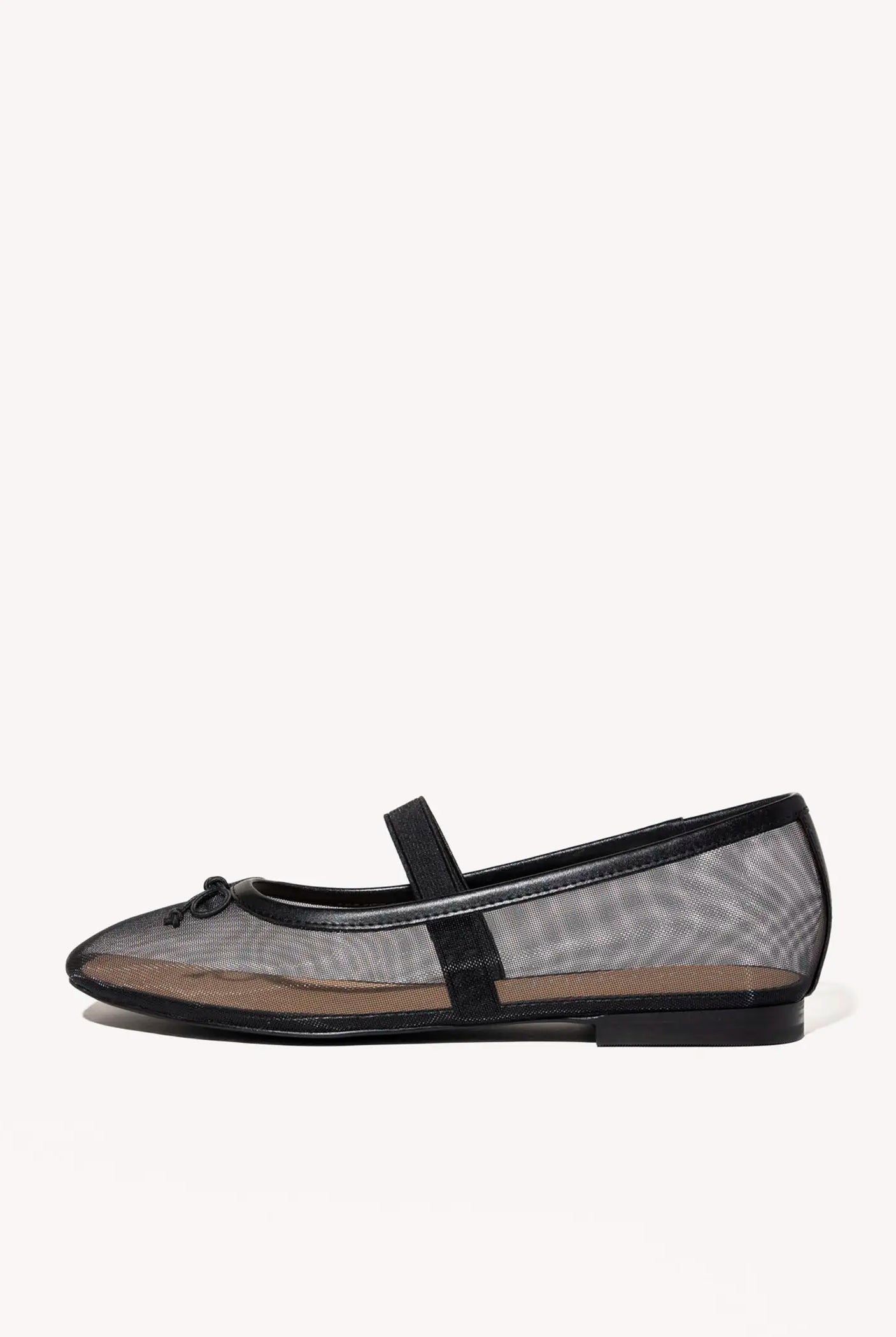 swatch_black bronx mesh flat flat shoes