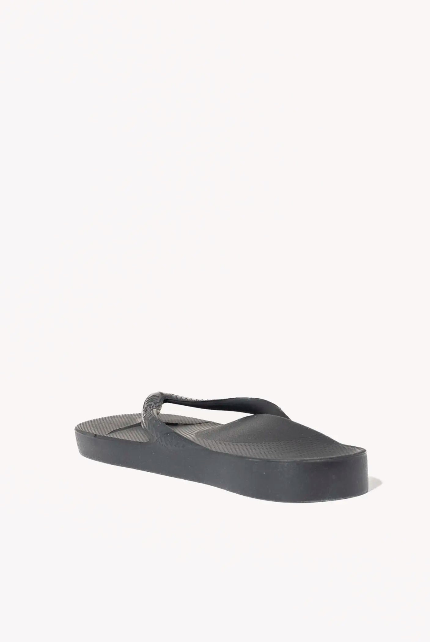 swatch_black arch support flip flop flat sandals