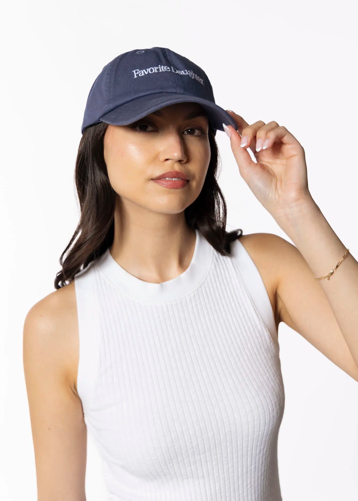 swatch_navy favorite daughter baseball hat accessories