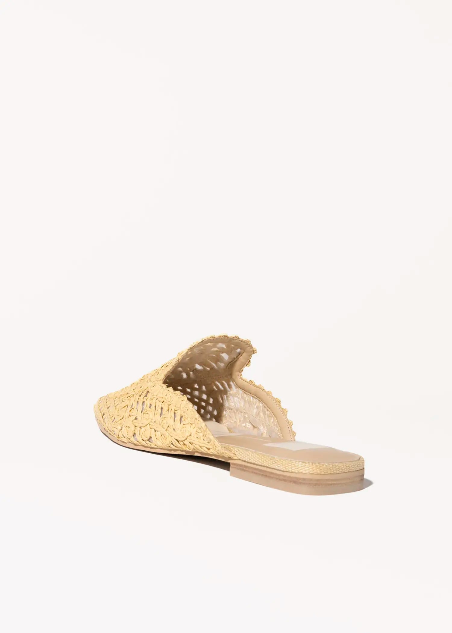 swatch_neutrals diya macrame slide flat shoes