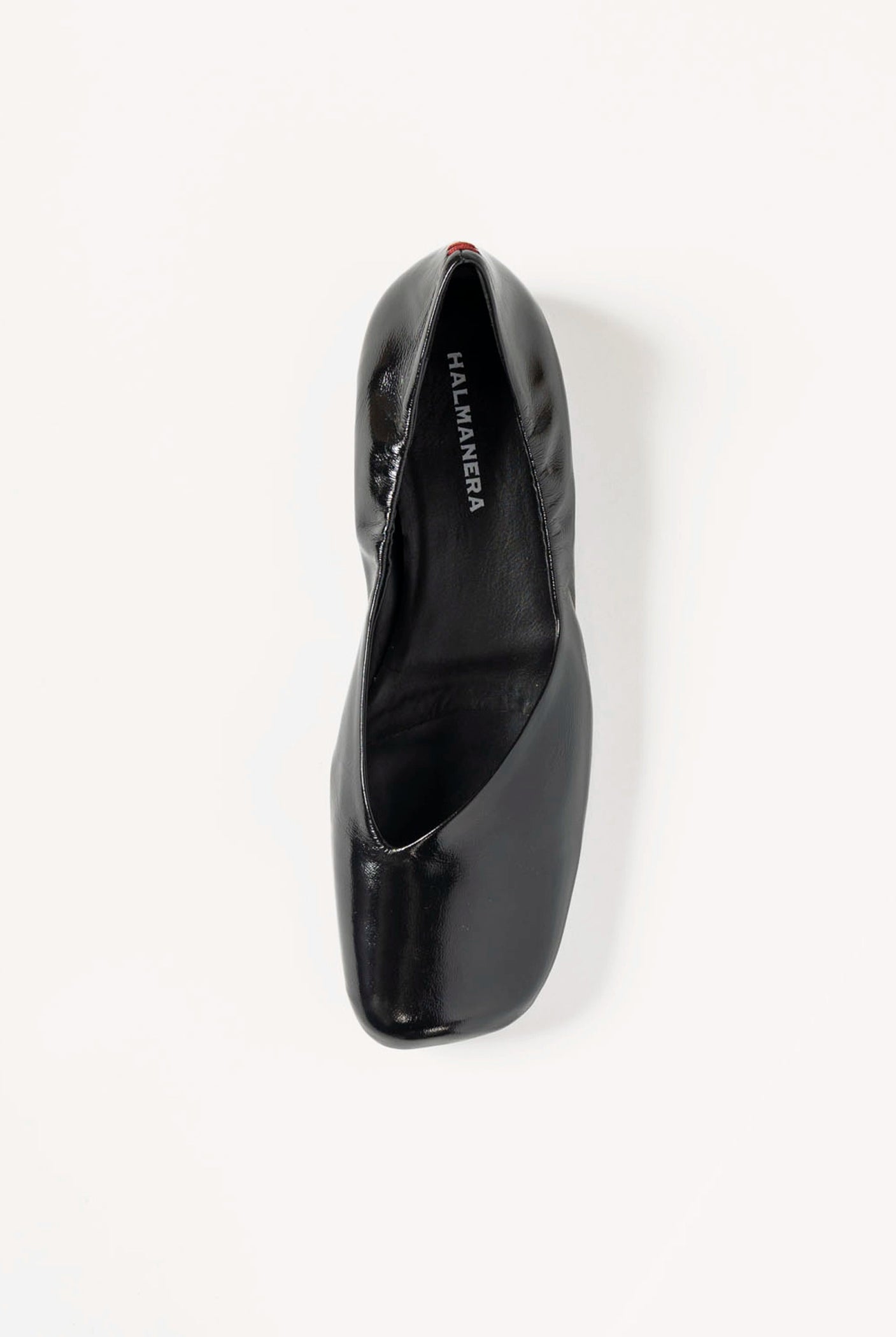 swatch_black patent xena flat