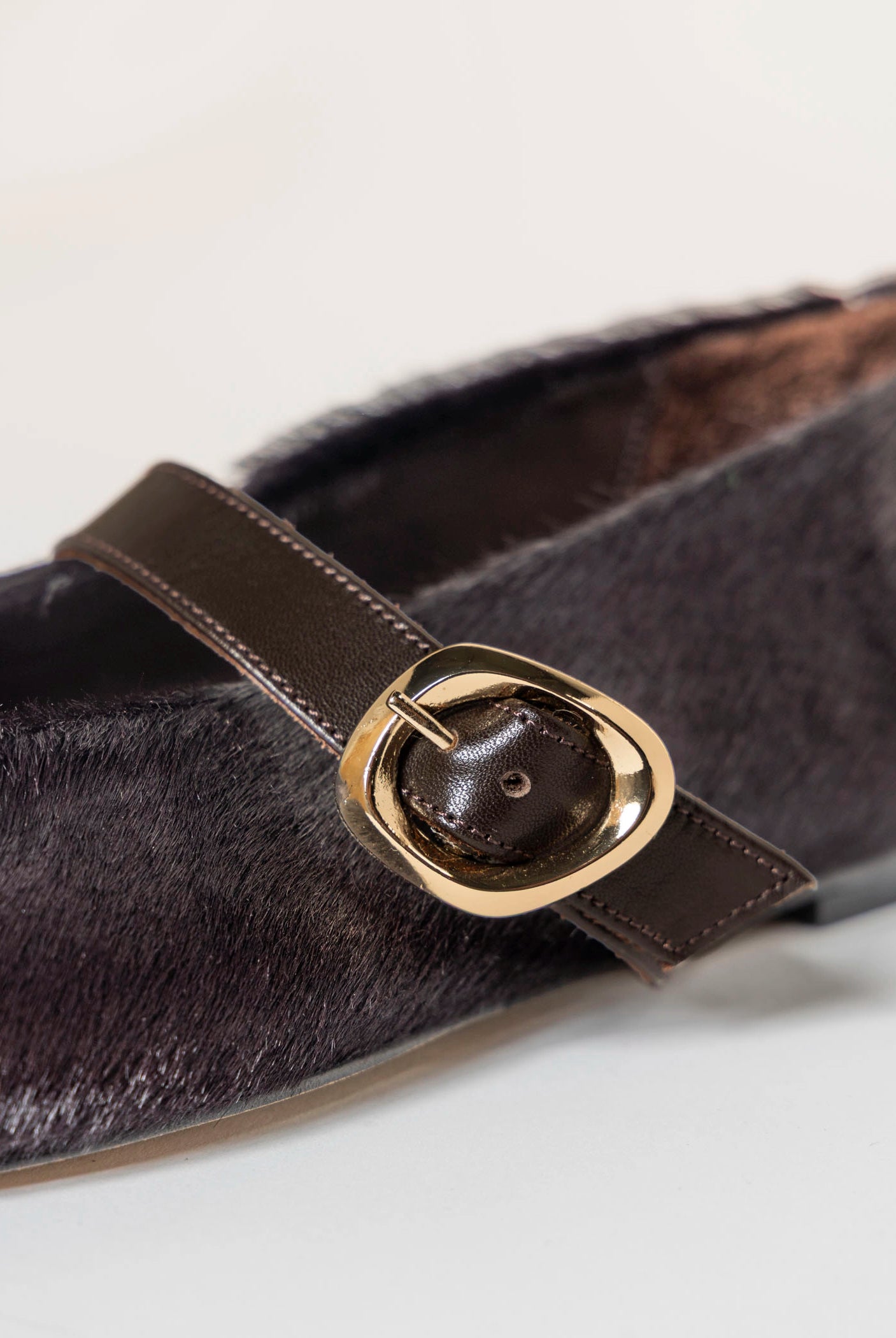 swatch_Chocolate Haircalf mary jane flats