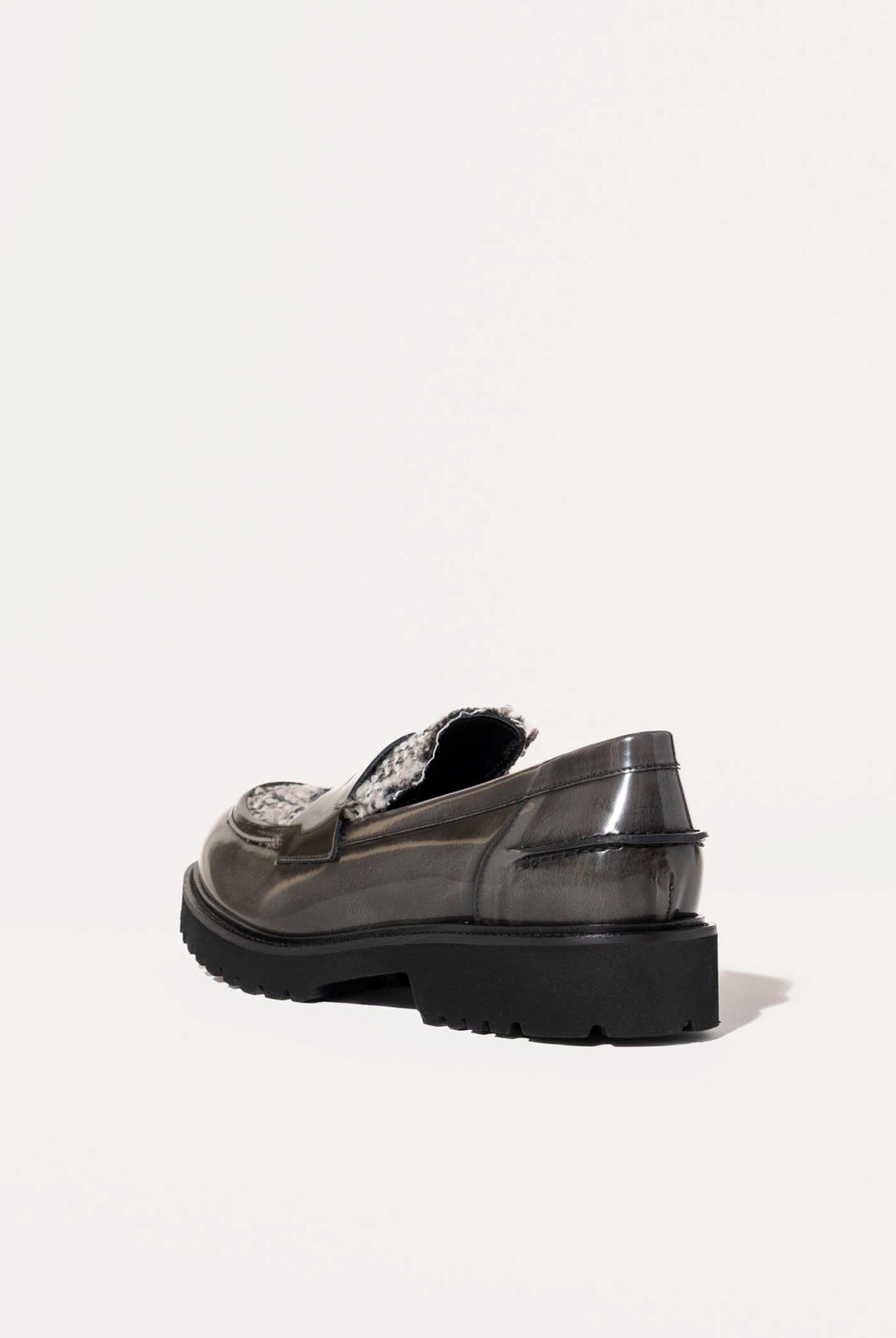 swatch_Grey Leather classic penny loafer