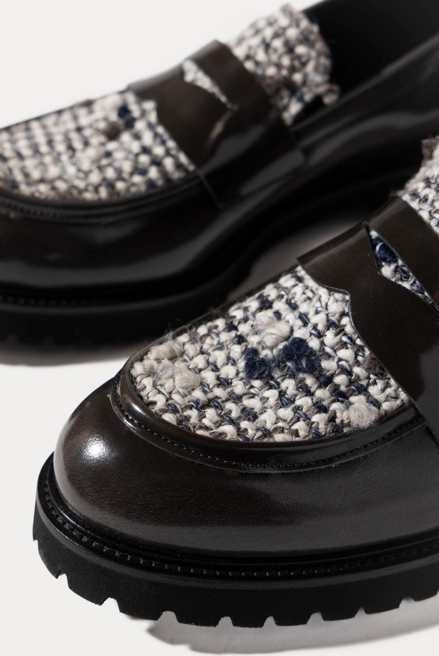 swatch_Grey Leather classic penny loafer