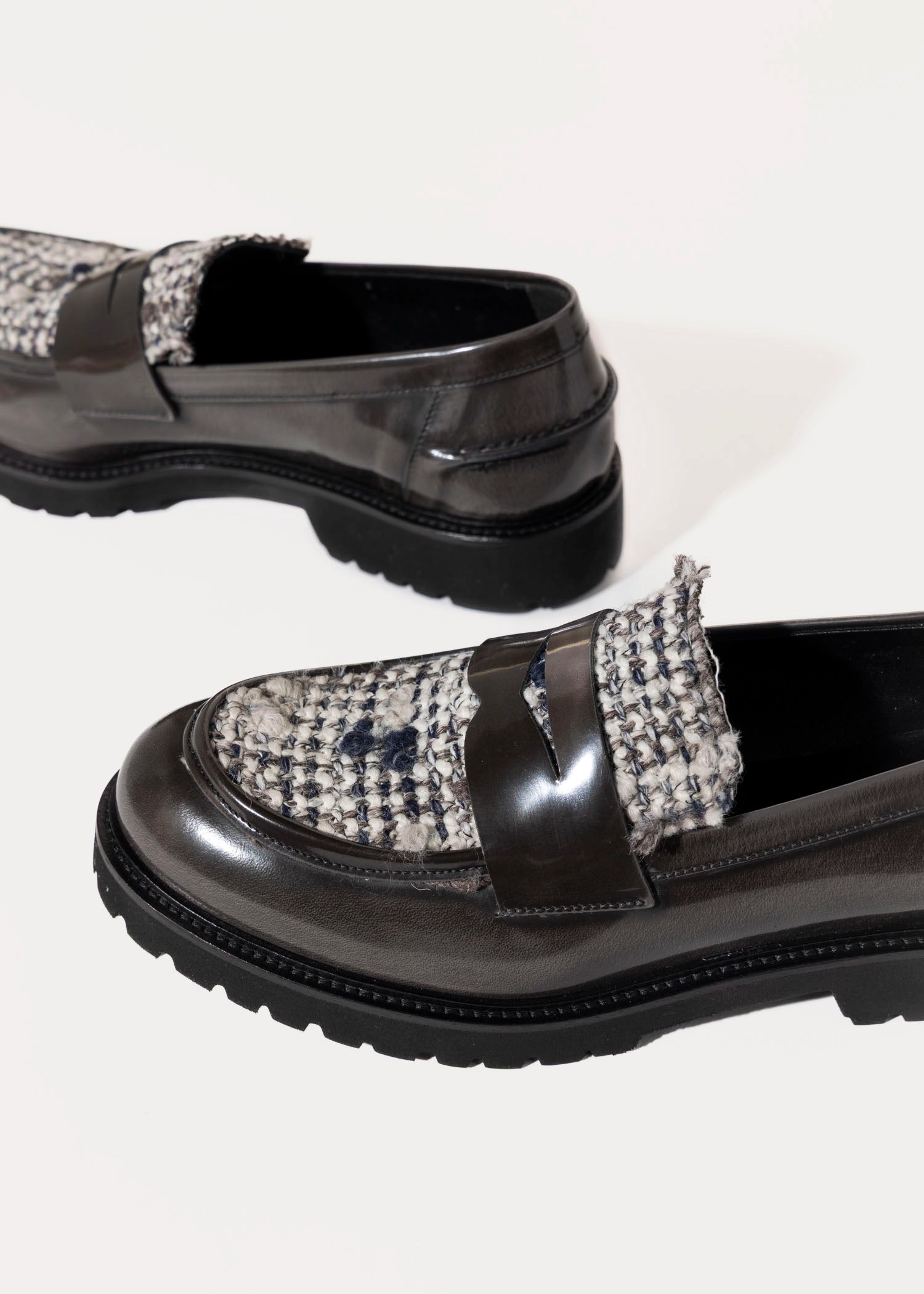 swatch_Grey Leather classic penny loafer