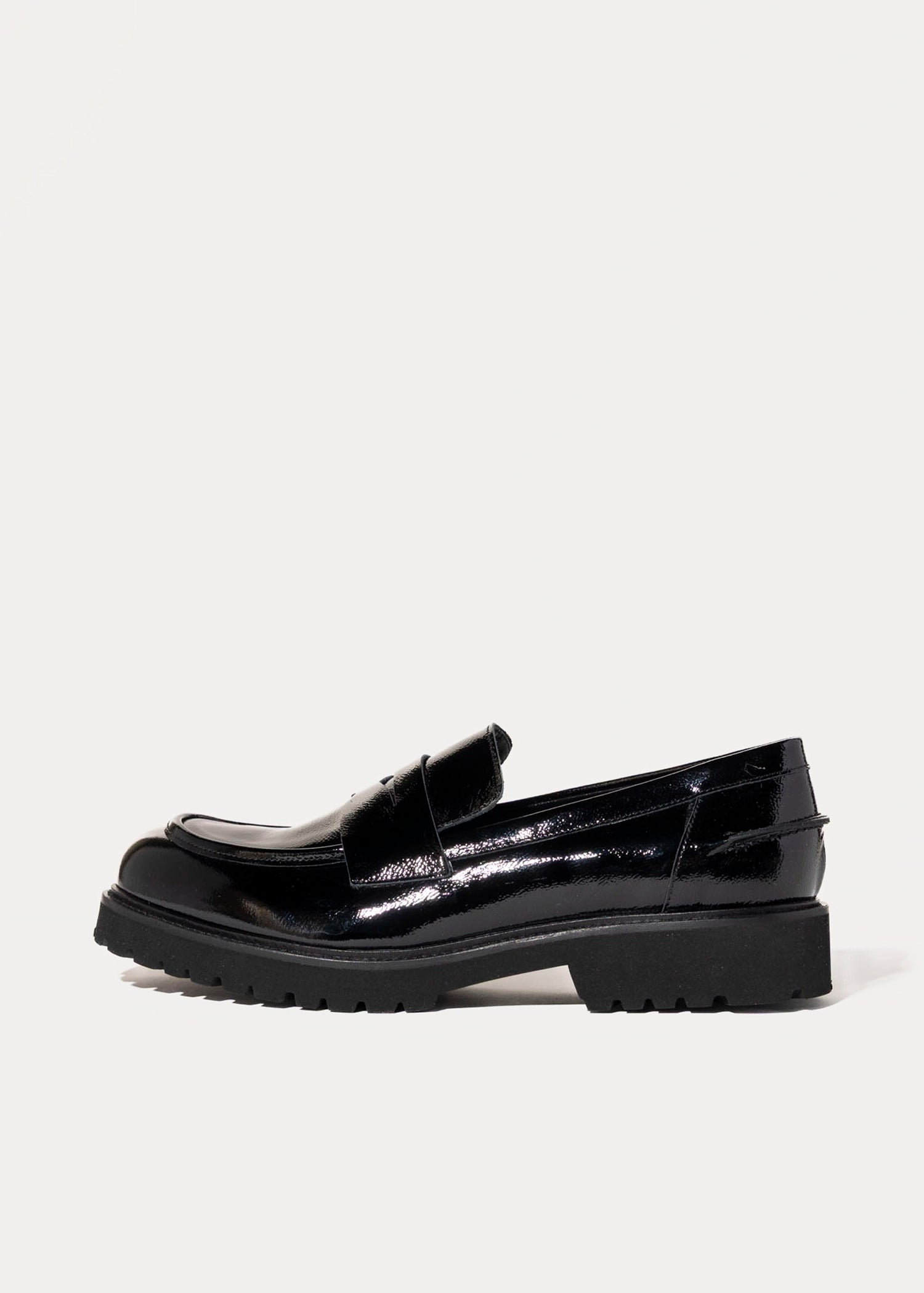 swatch_Black Patent classic penny loafer