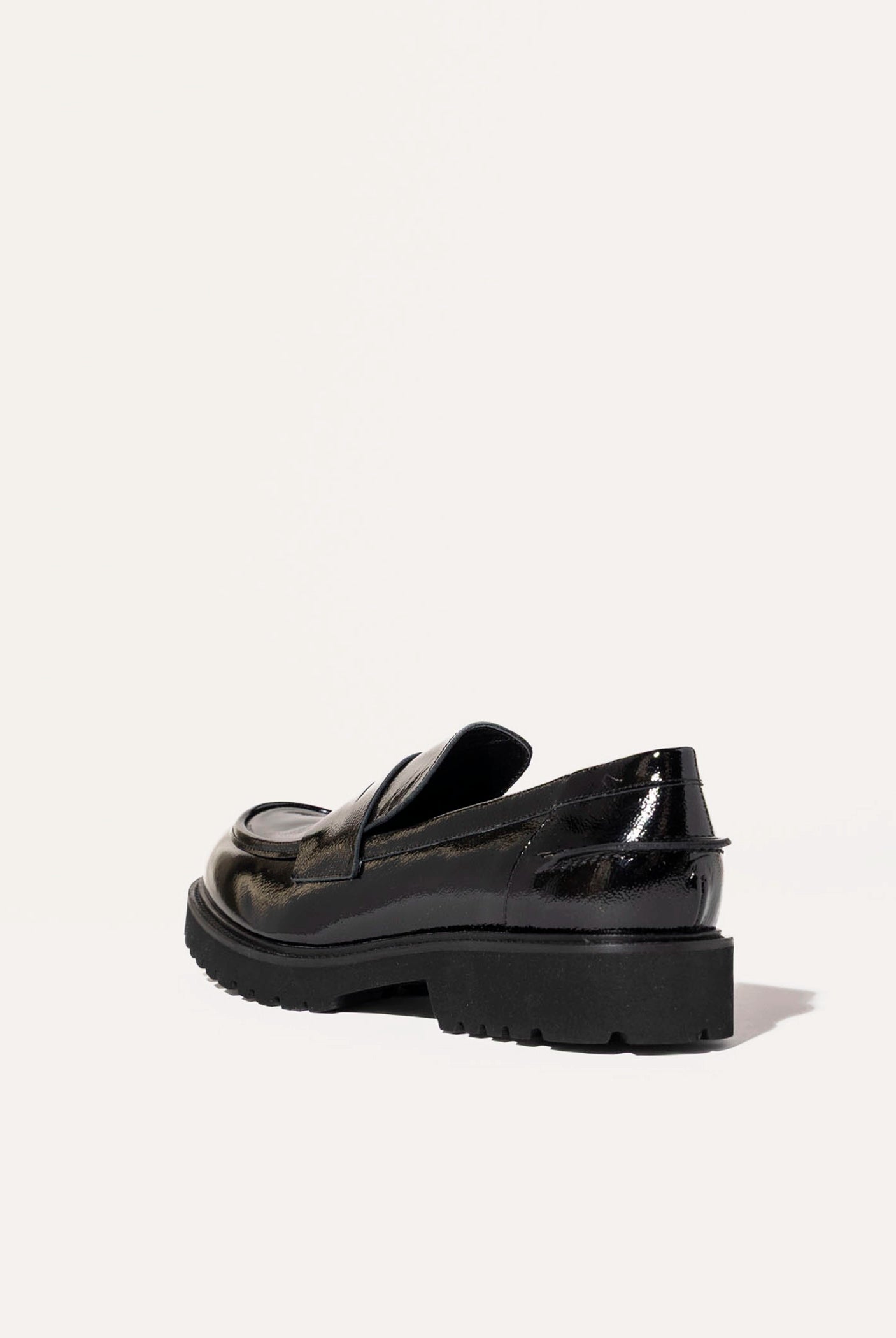 swatch_Black Patent classic penny loafer