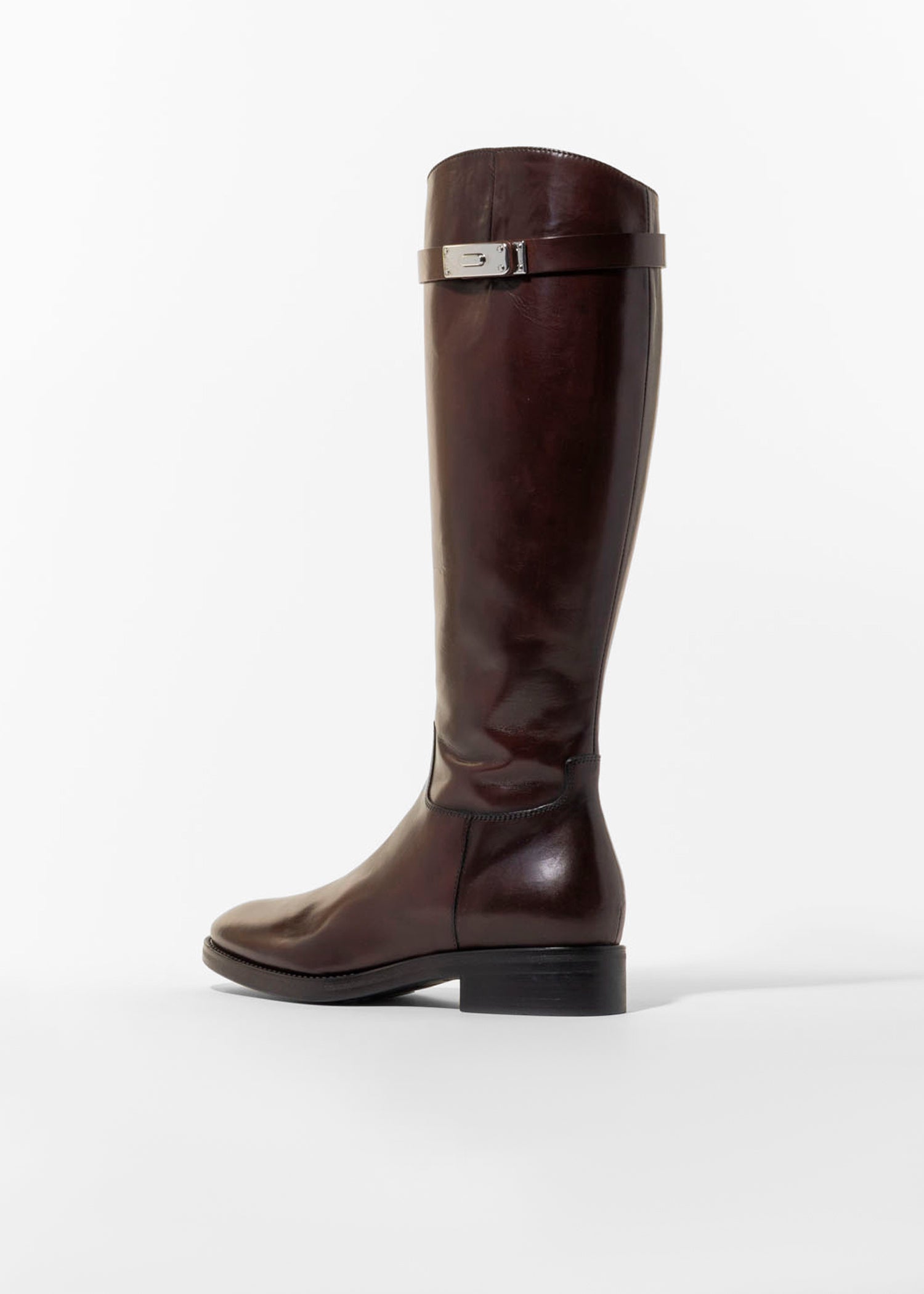 swatch_brown leather classic riding boot boots
