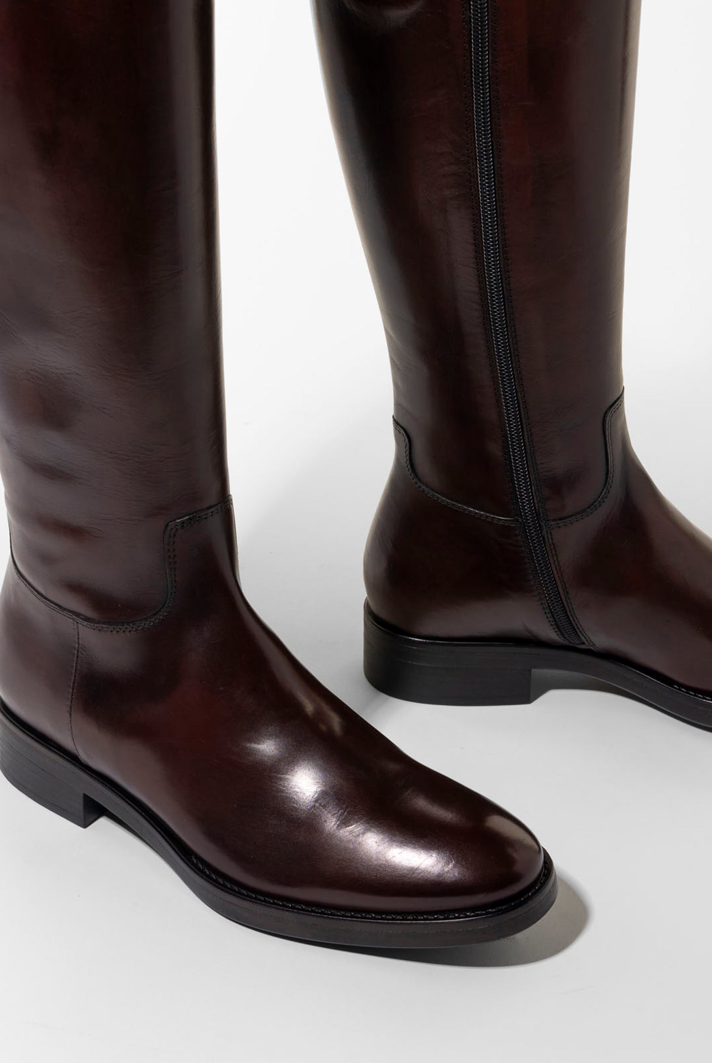 swatch_brown leather classic riding boot boots