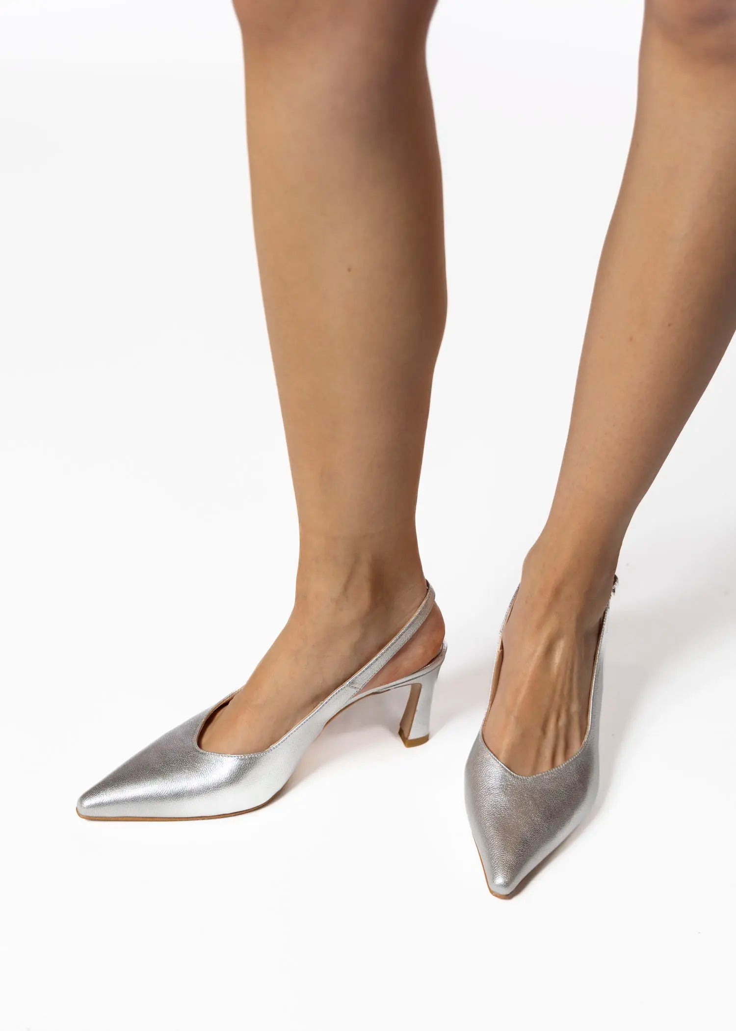 swatch_metallic laurette slingback pump heels