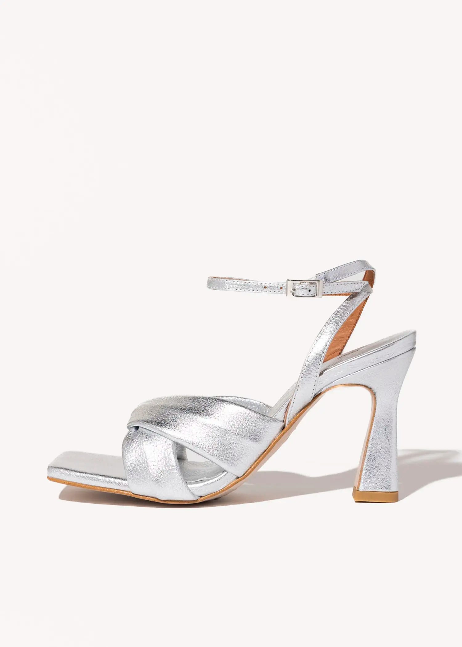swatch_silver leather maelle leather sandal heeled sandals
