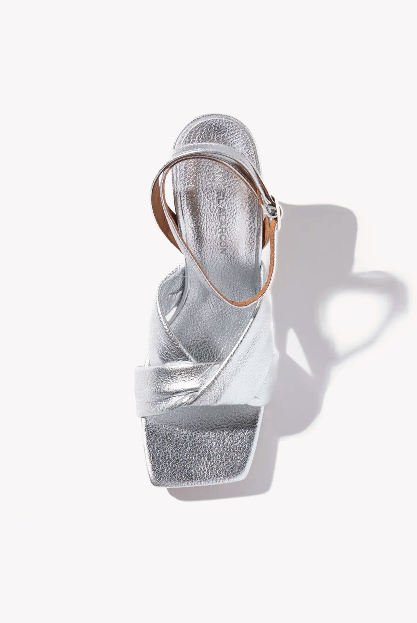 swatch_silver leather maelle leather sandal heeled sandals