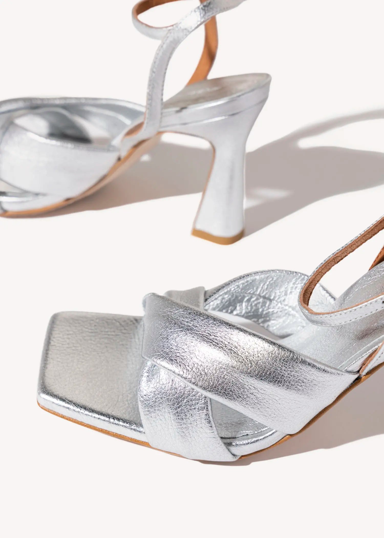 swatch_silver leather maelle leather sandal heeled sandals