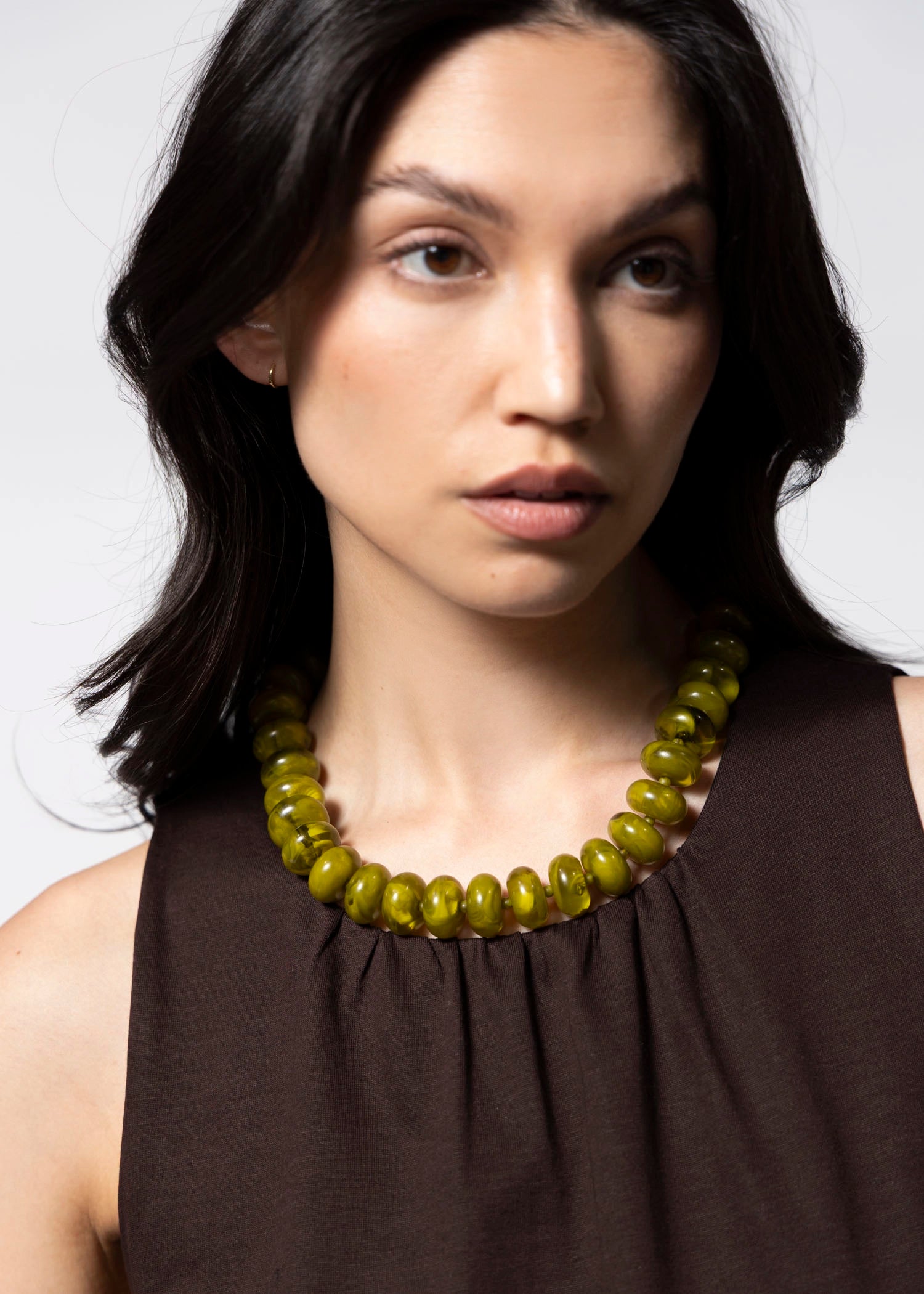 swatch_Chartreuse bailey chunky beaded necklace