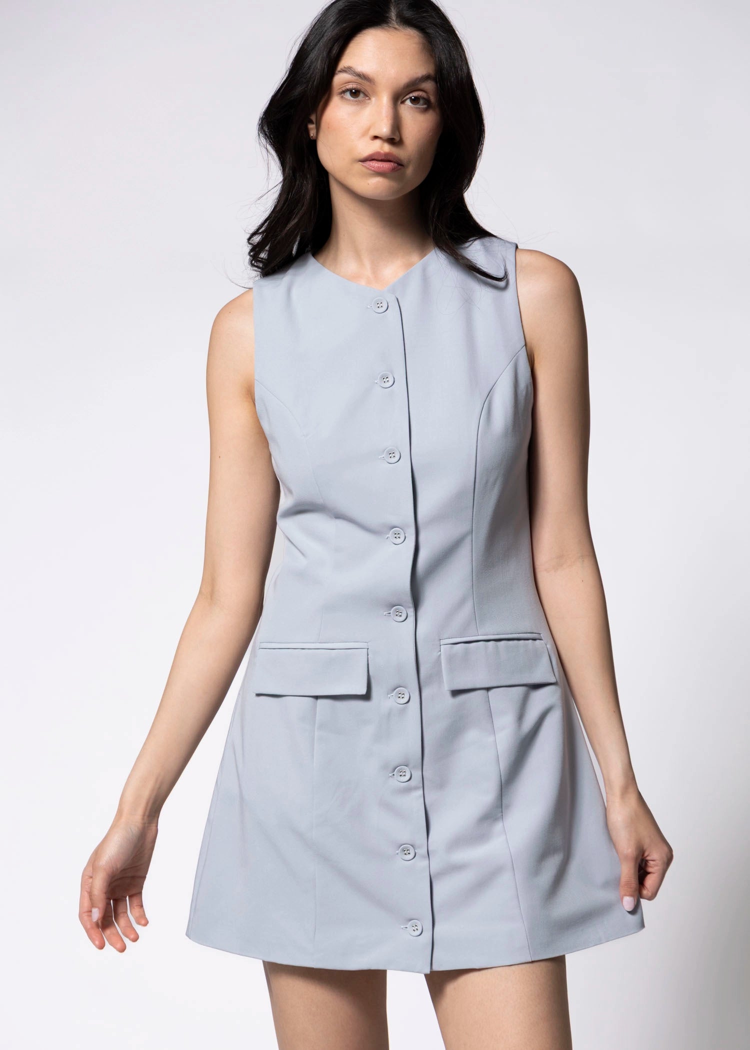 swatch_Light Blue lenore mini dress