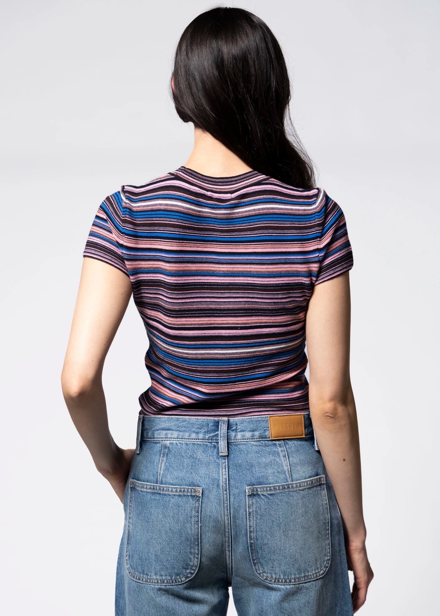 swatch_Pink/Blue pistola selene tshirt