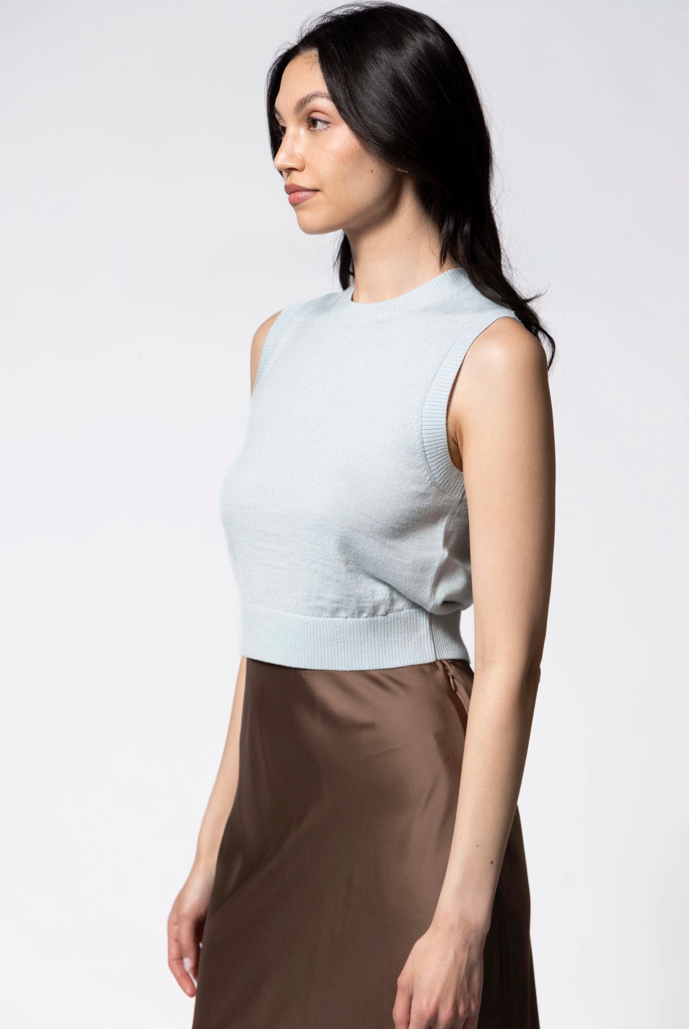 swatch_Blue Haze elodie the label flora knit tank