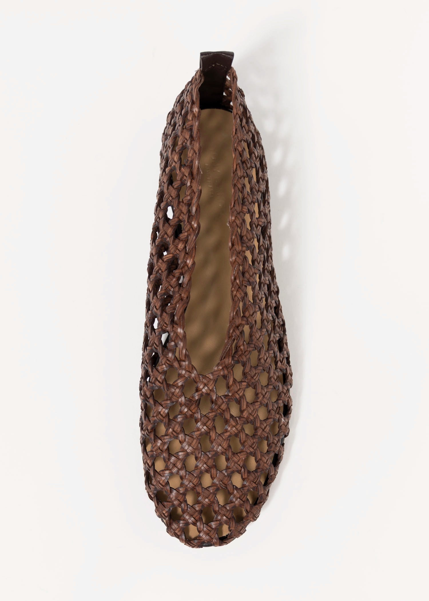 swatch_Chocolate Leather tony bianco Cheeky woven flat