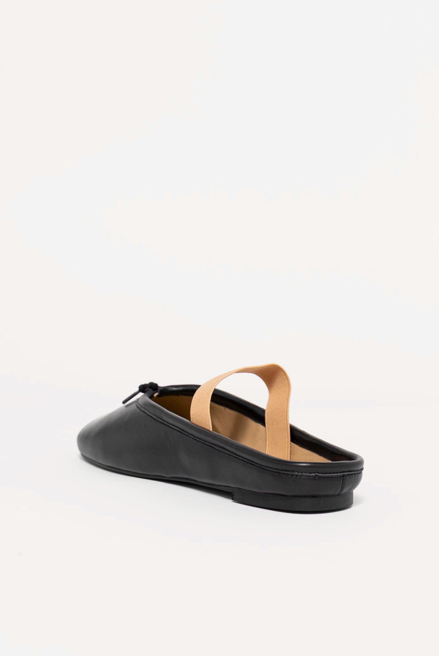 swatch_Black Leather tony bianco city ballet flat slide