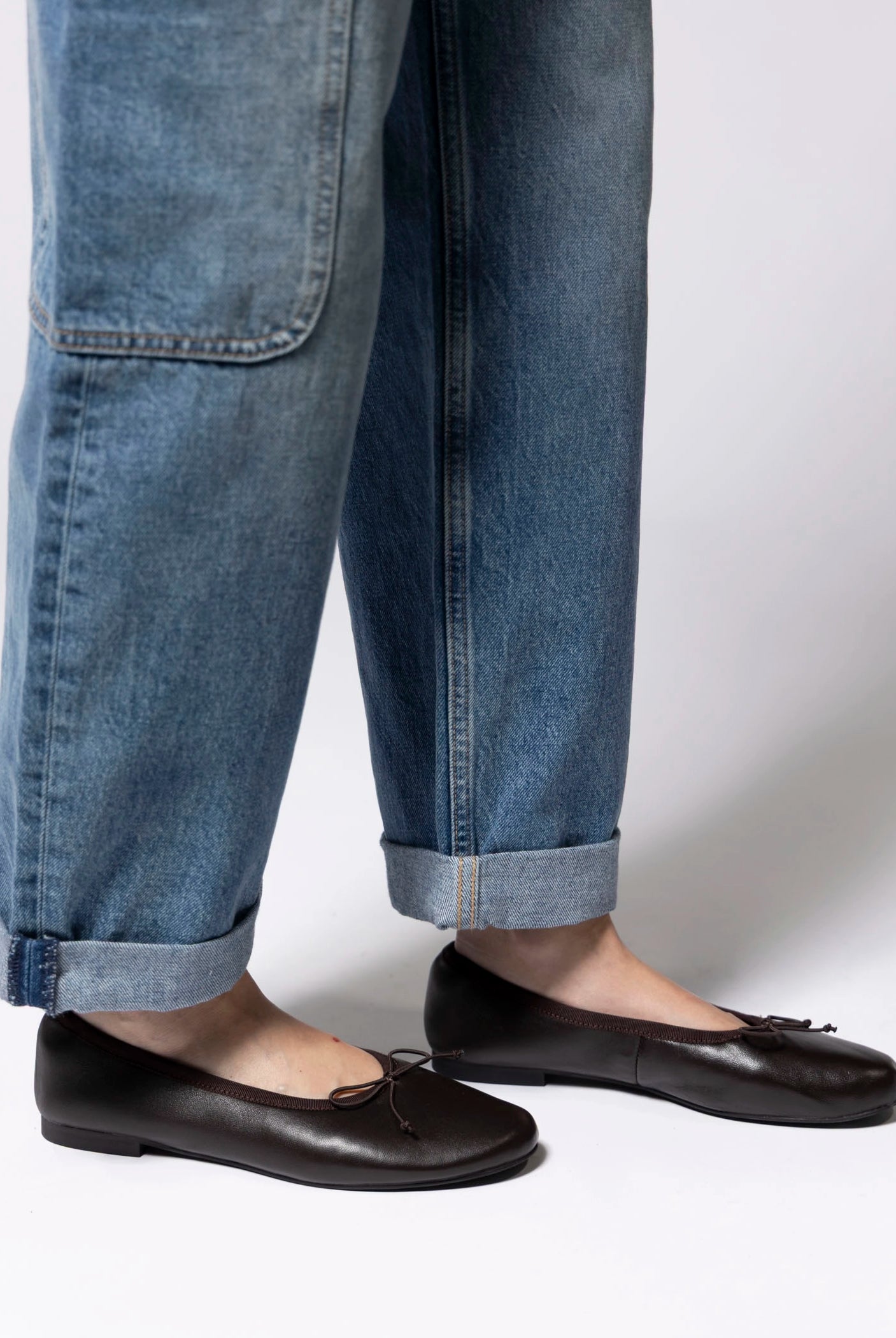 swatch_Chocolate Leather tony bianco chelsea ballet flat