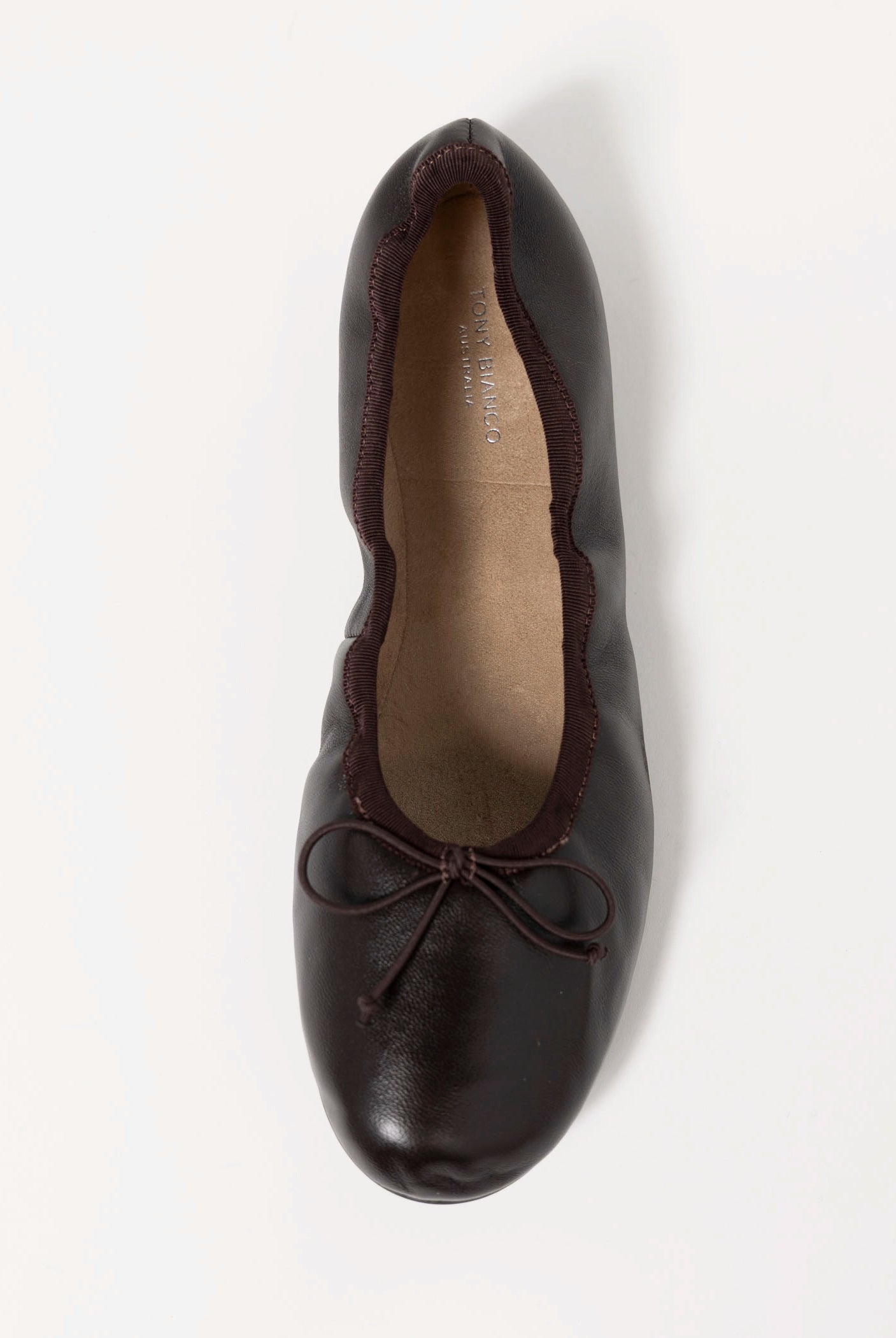 swatch_Chocolate Leather tony bianco chelsea ballet flat