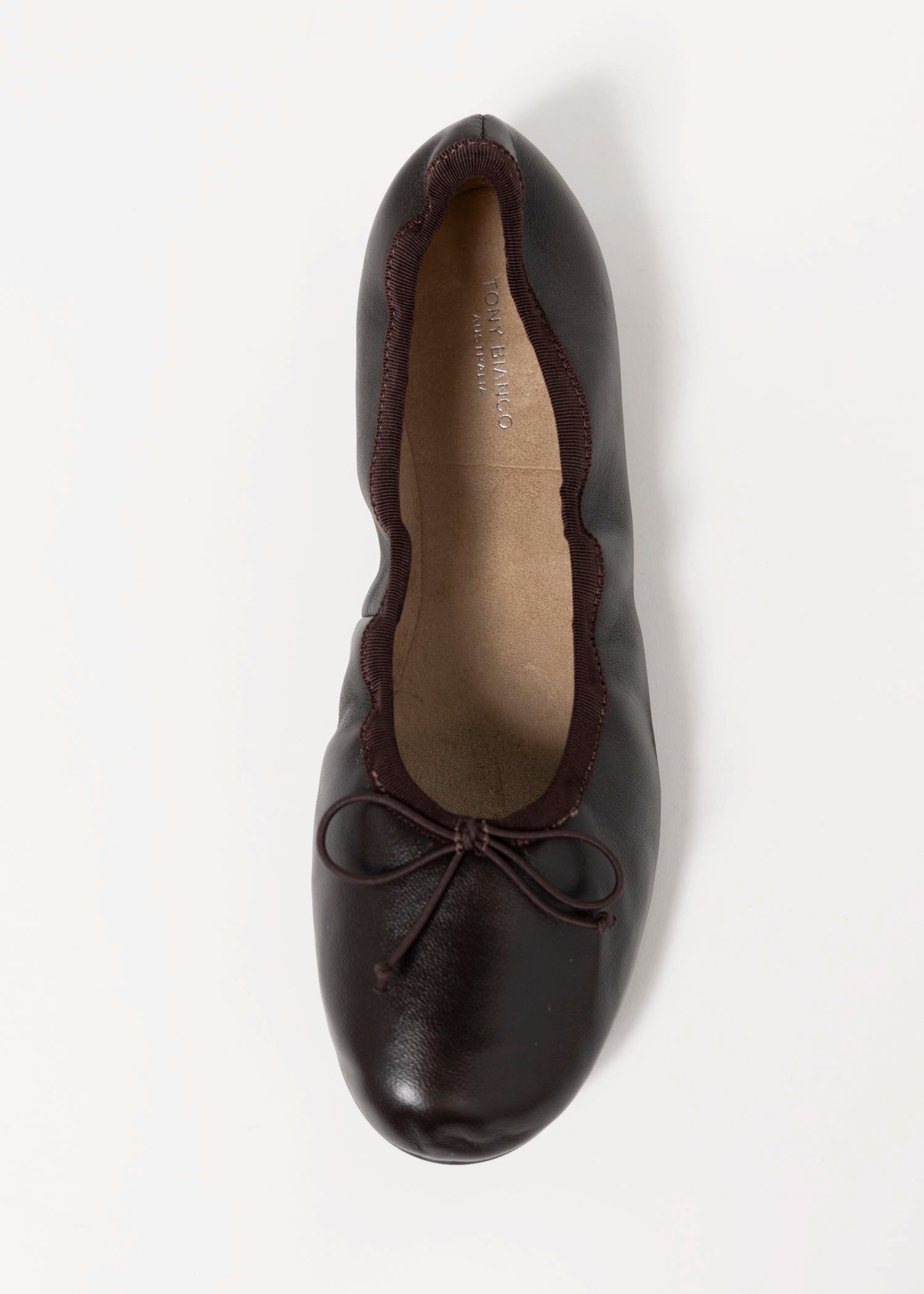 swatch_Chocolate Leather tony bianco chelsea ballet flat