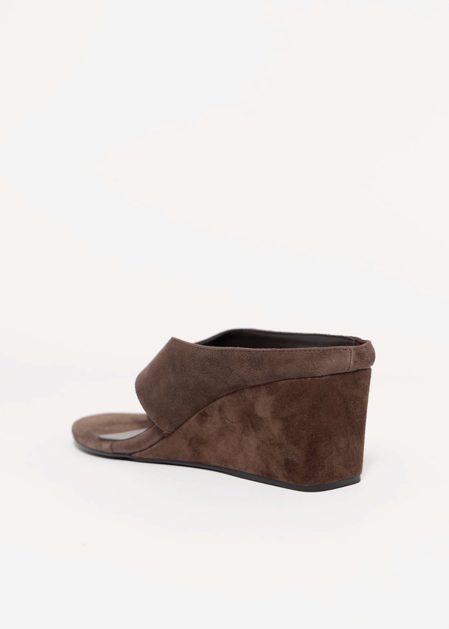 swatch_Espresso Suede tony bianco swift thong wedge sandal