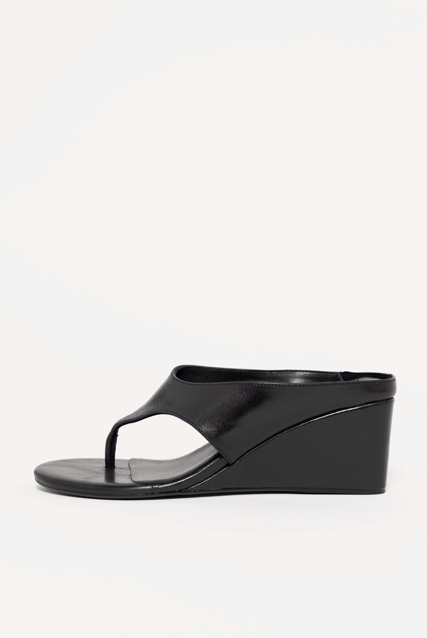 swatch_Black Leather tony bianco swift thong wedge sandal