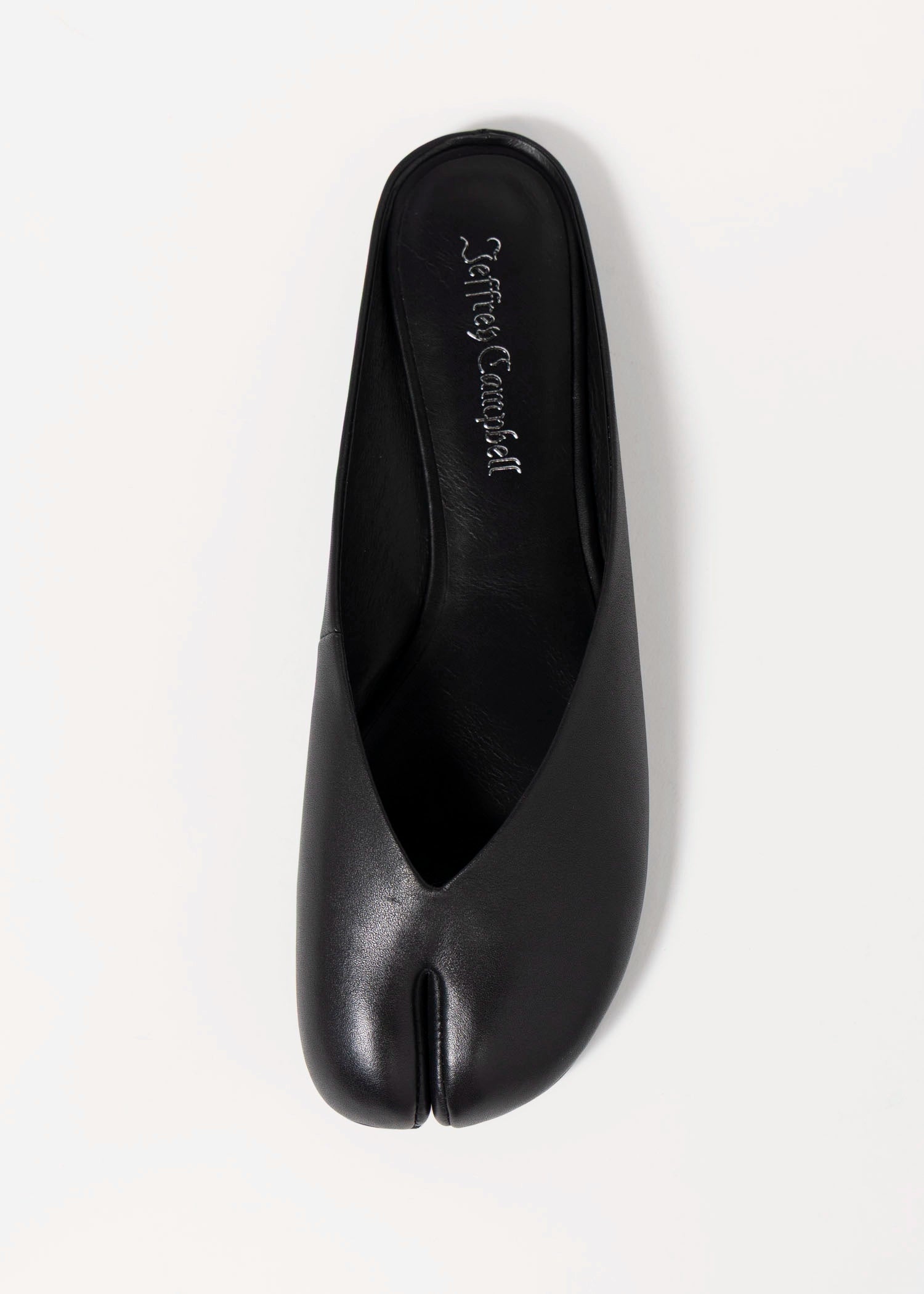 swatch_Black Leather jeffrey campbell cabalina tabi mule