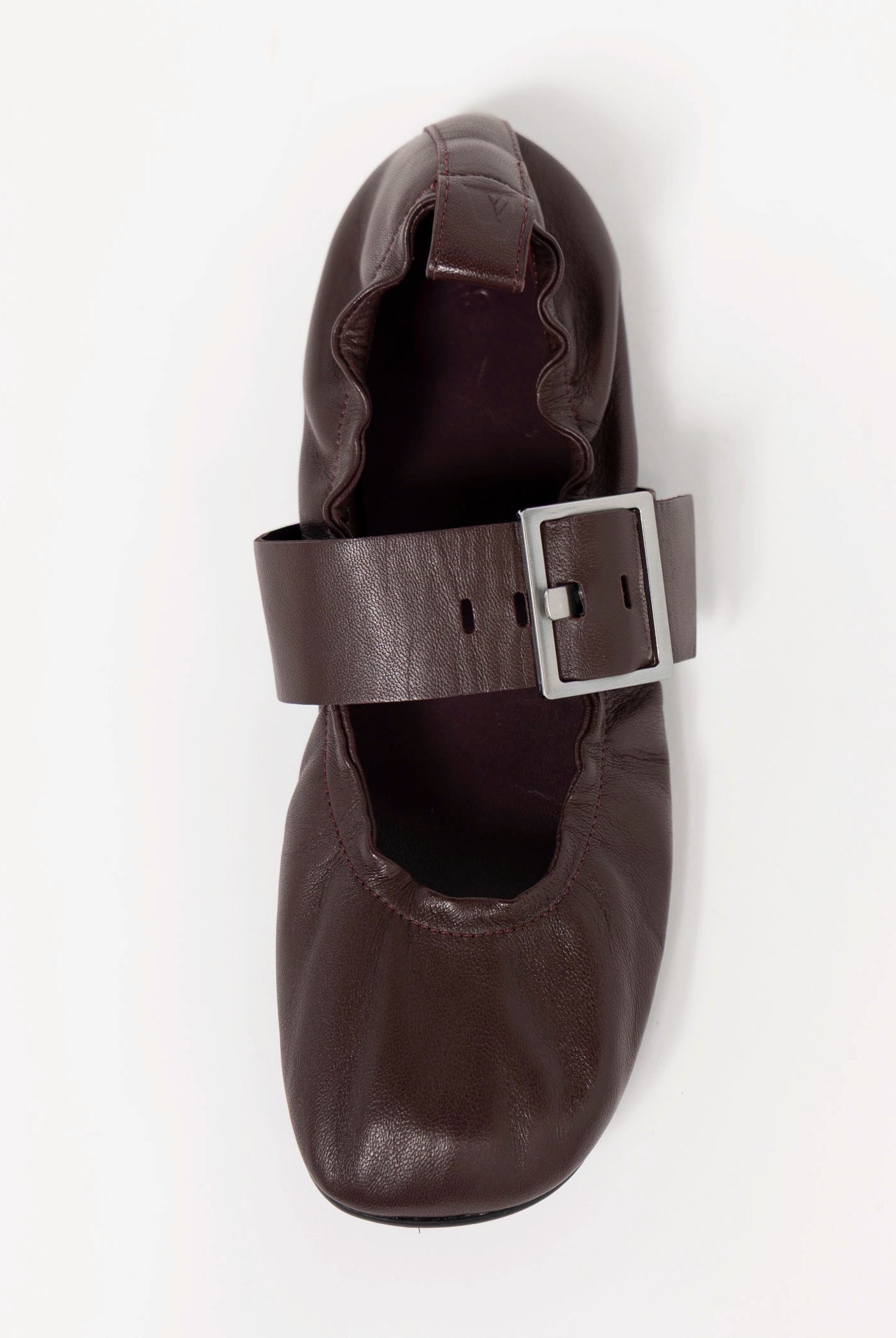 swatch_Burgundy Leather alohas sarea ballet flat mary jane