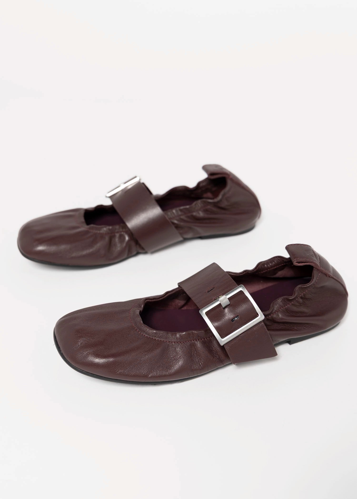swatch_Burgundy Leather alohas sarea ballet flat mary jane